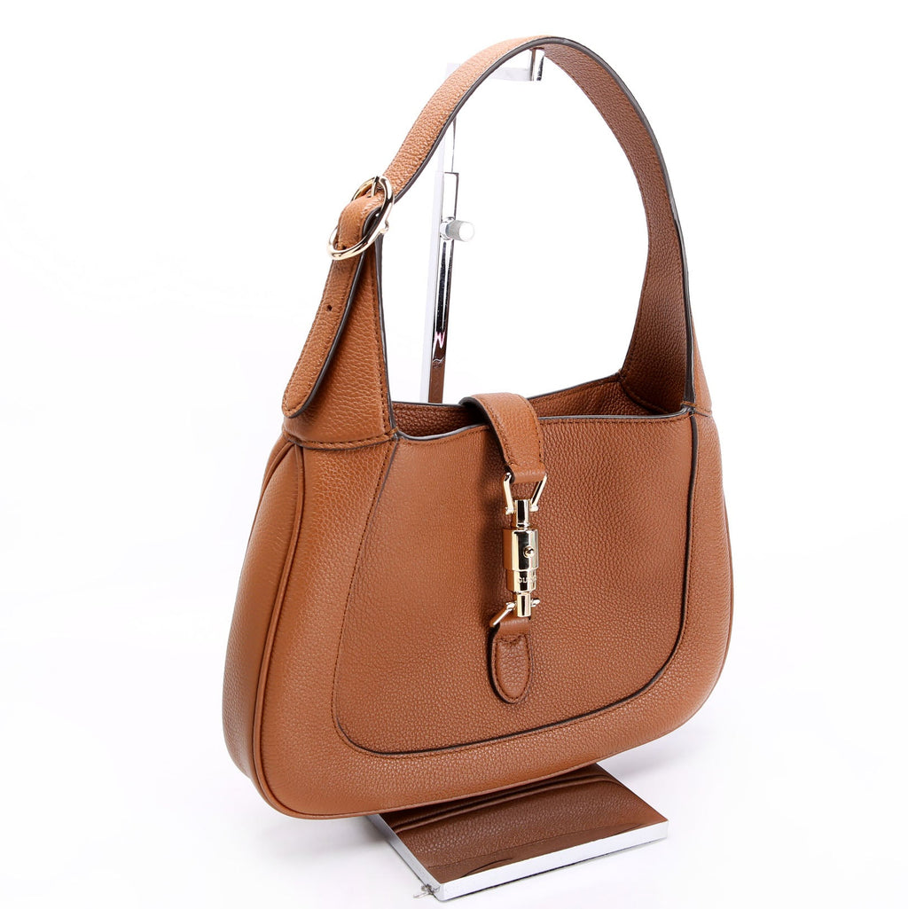 Gucci 810232 Jackie 1961 Medium Cuir Leather Brown