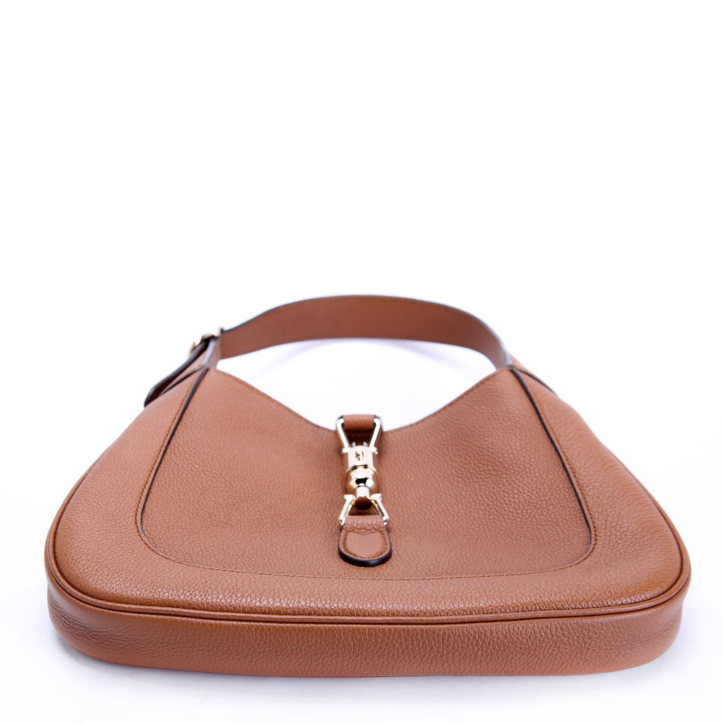 Gucci 810232 Jackie 1961 Medium Cuir Leather Brown