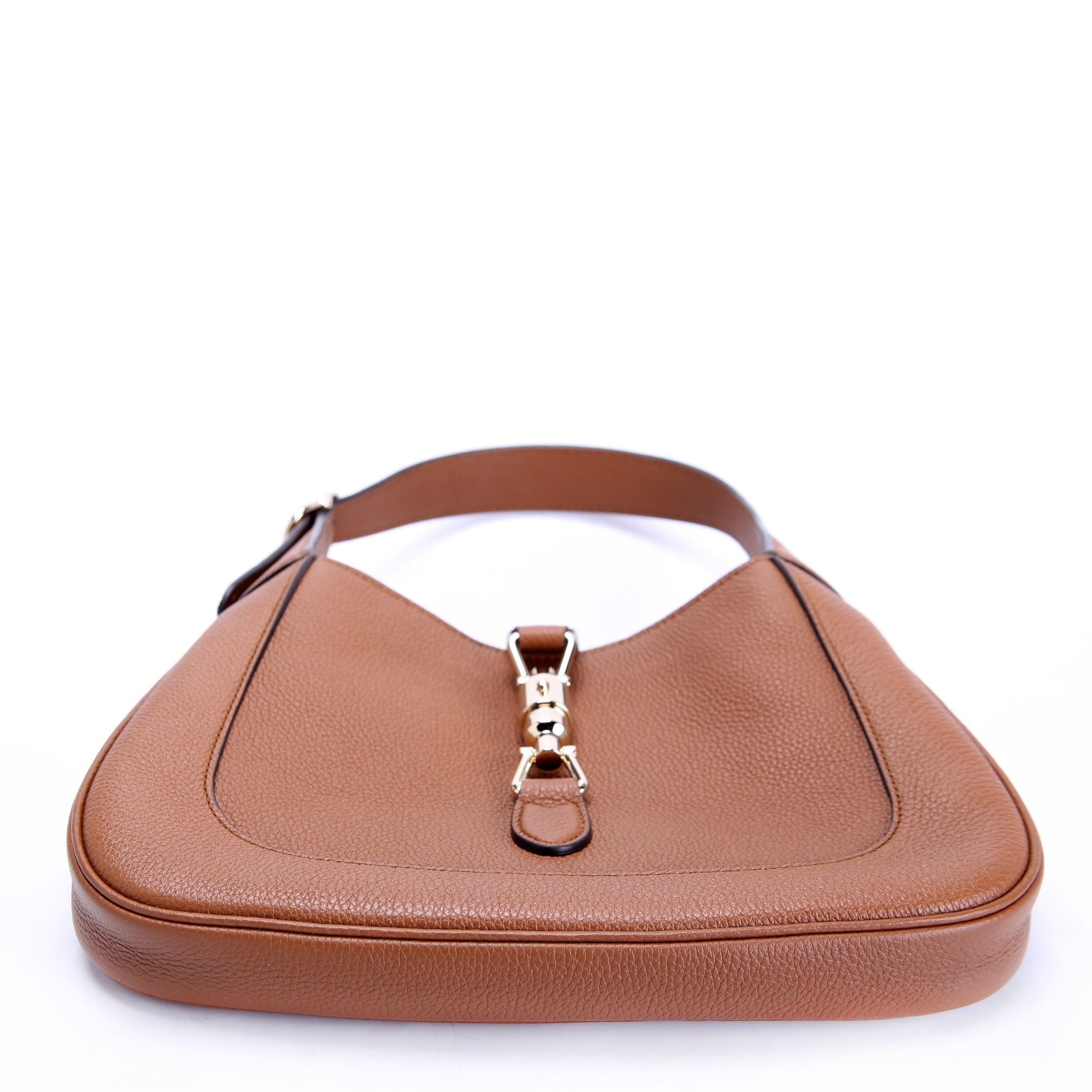 Gucci 810232 Jackie 1961 Medium Cuir Leather Brown