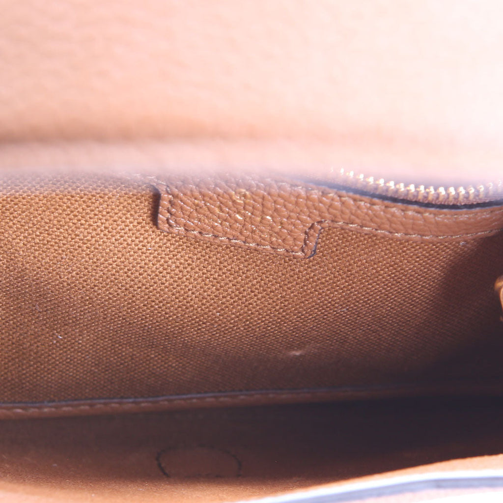 Gucci 810232 Jackie 1961 Medium Cuir Leather Brown