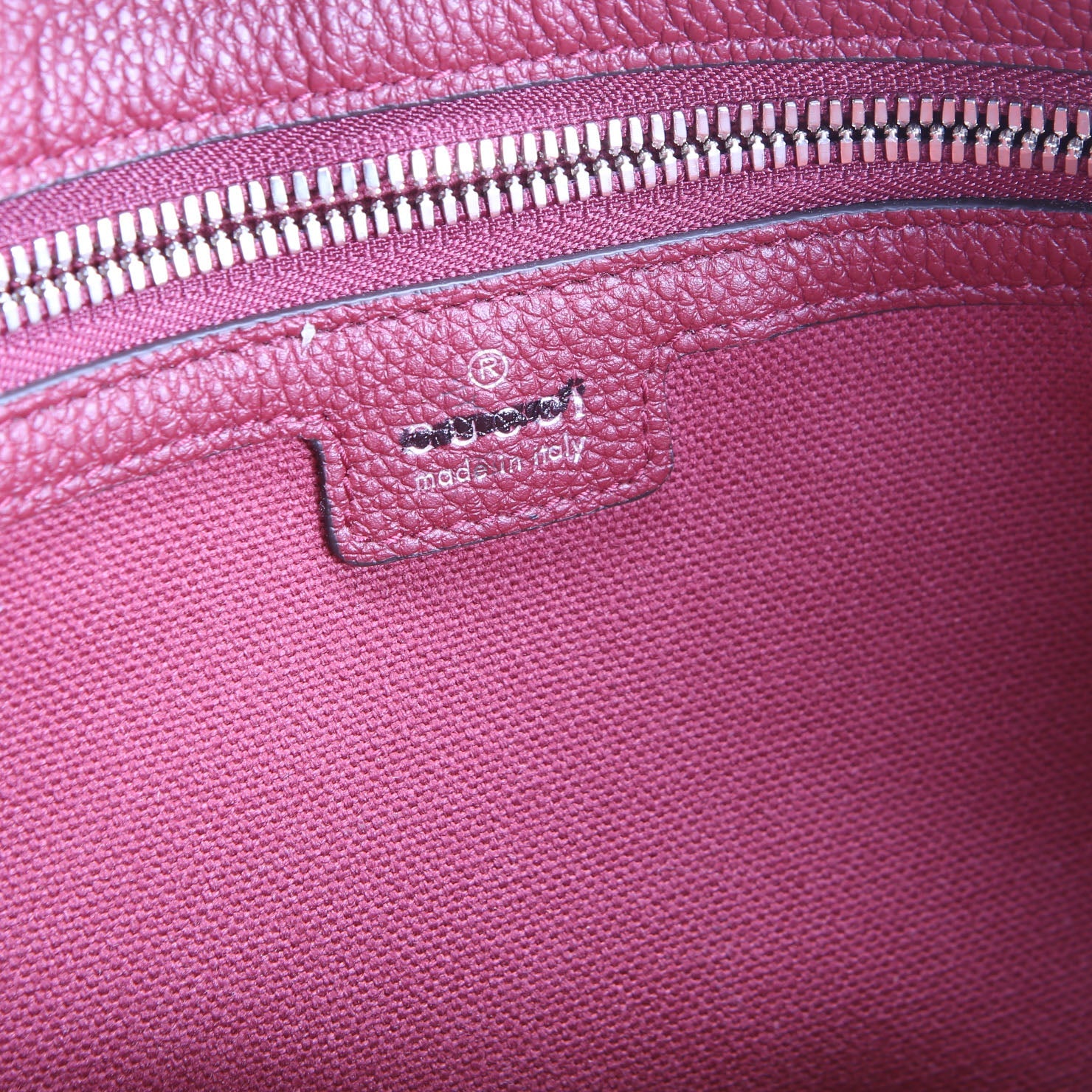 Gucci 813650 Jackie 1961 Large Pebbled Leather Burgundy