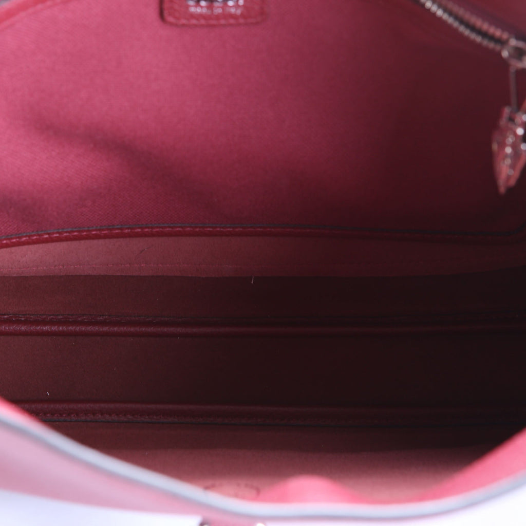 Gucci 813650 Jackie 1961 Large Pebbled Leather Burgundy