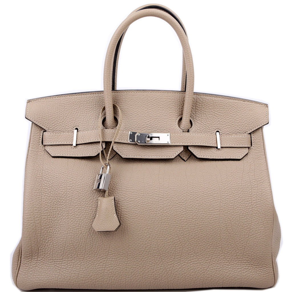 Hermes Birkin 35 Togo 2010 Tourterelle/Palladium