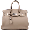 Hermes Birkin 35 Togo 2010 Tourterelle/Palladium