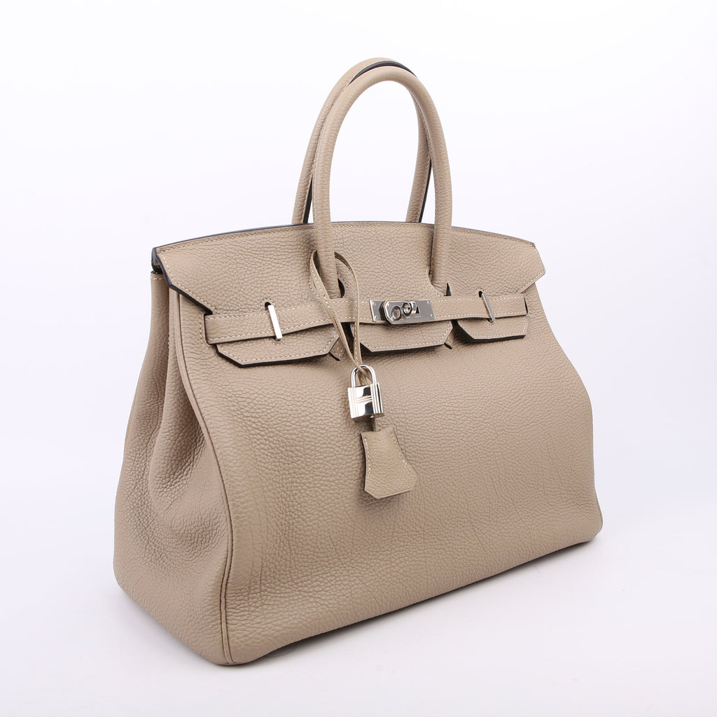 Hermes Birkin 35 Togo 2010 Tourterelle/Palladium