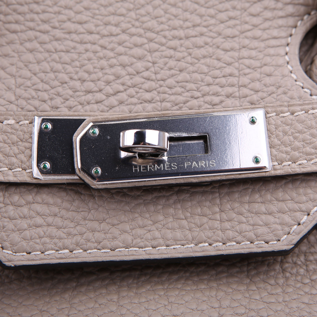 Hermes Birkin 35 Togo 2010 Tourterelle/Palladium