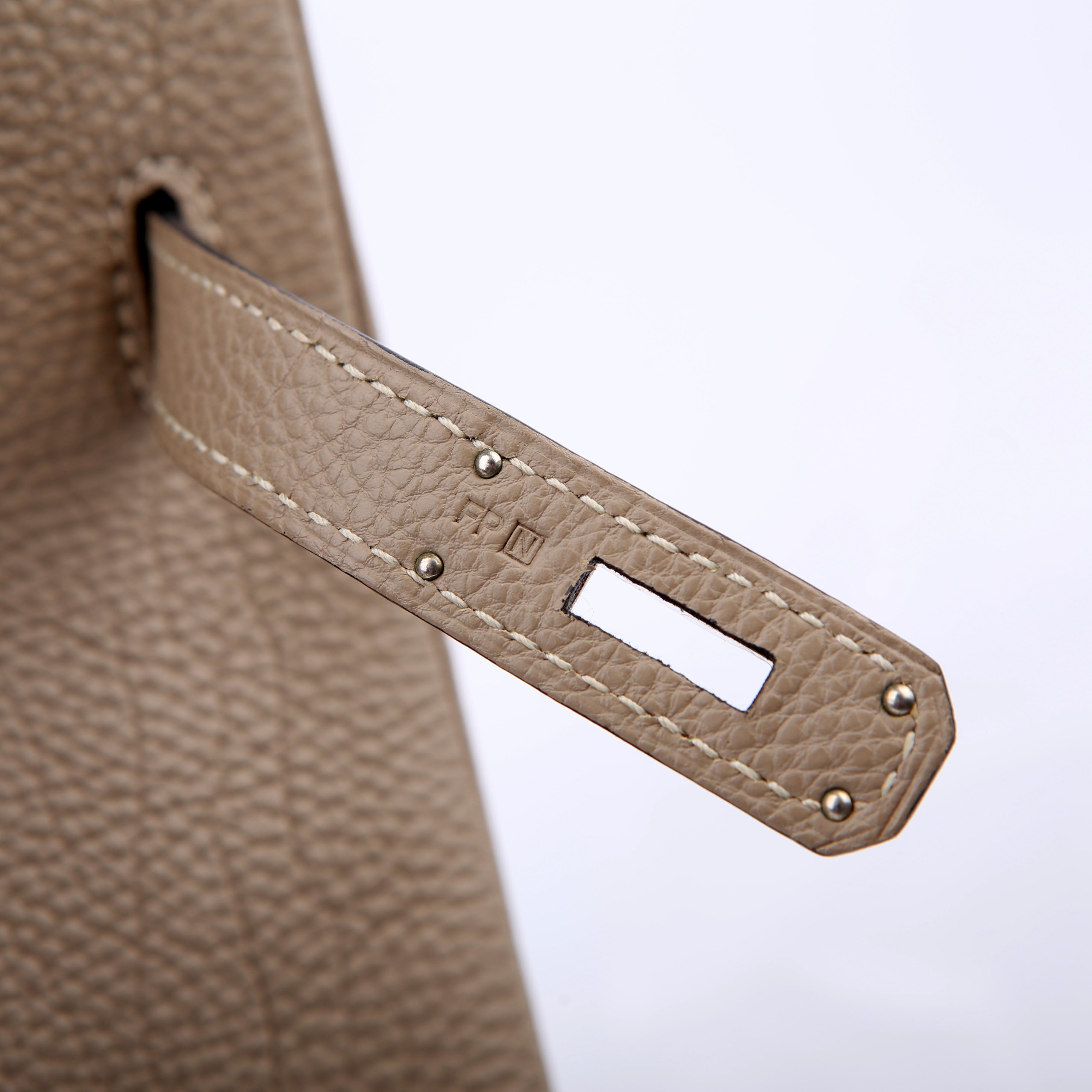 Hermes Birkin 35 Togo 2010 Tourterelle/Palladium