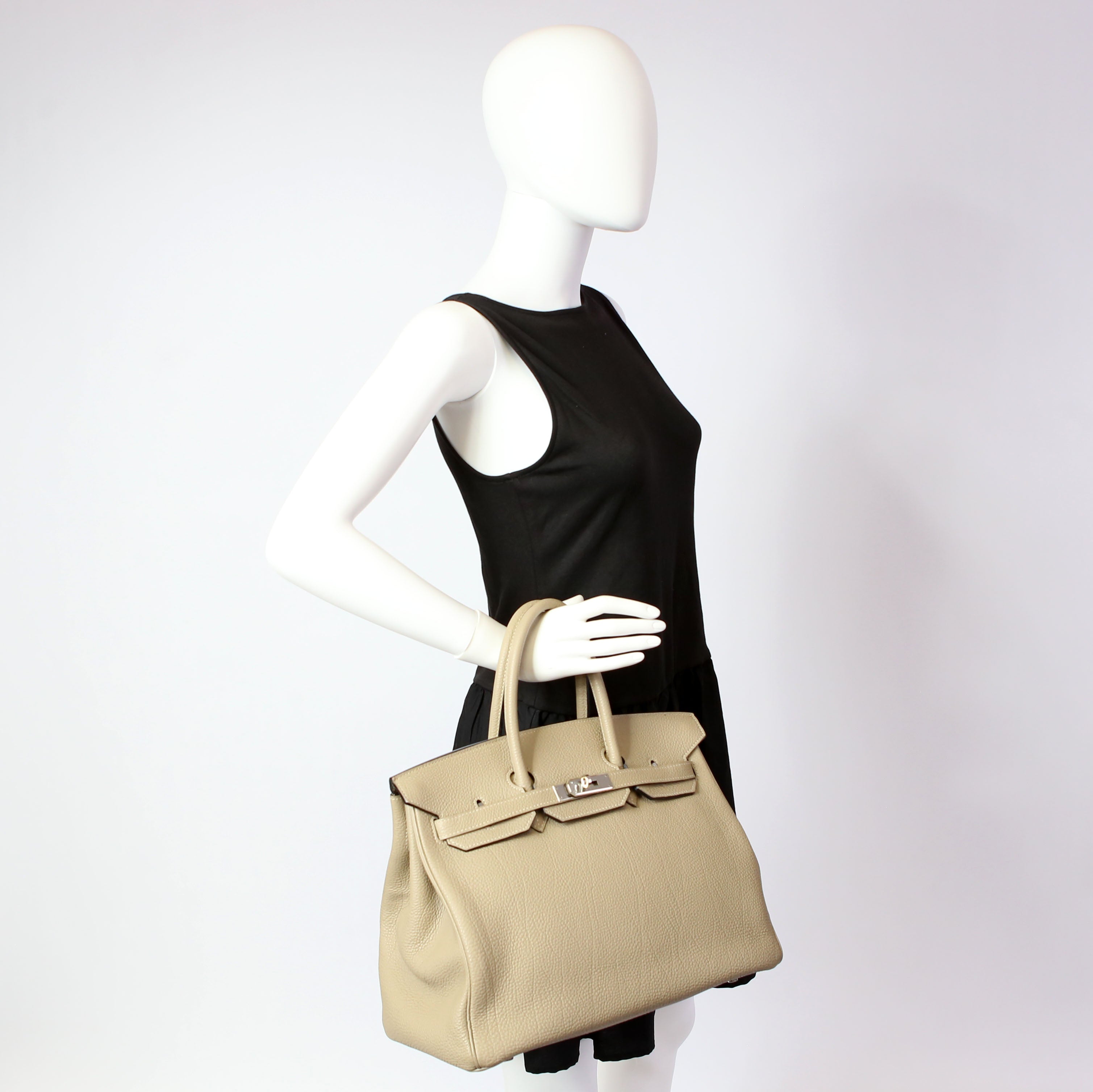 Hermes Birkin 35 Togo 2010 Tourterelle/Palladium