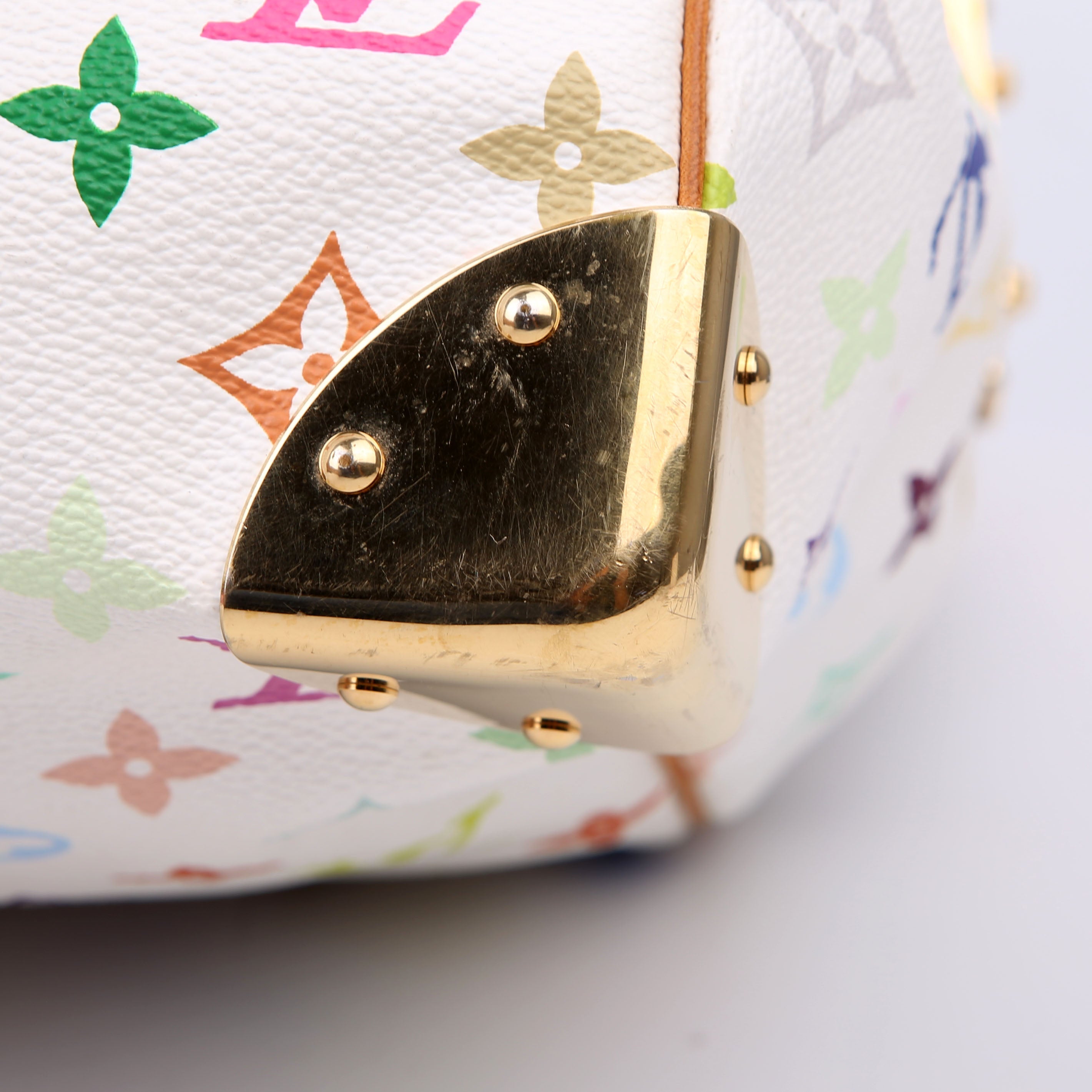 Keepall 45 Multicolor Monogram White