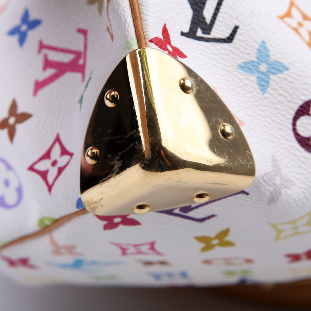 Keepall 45 Multicolor Monogram White