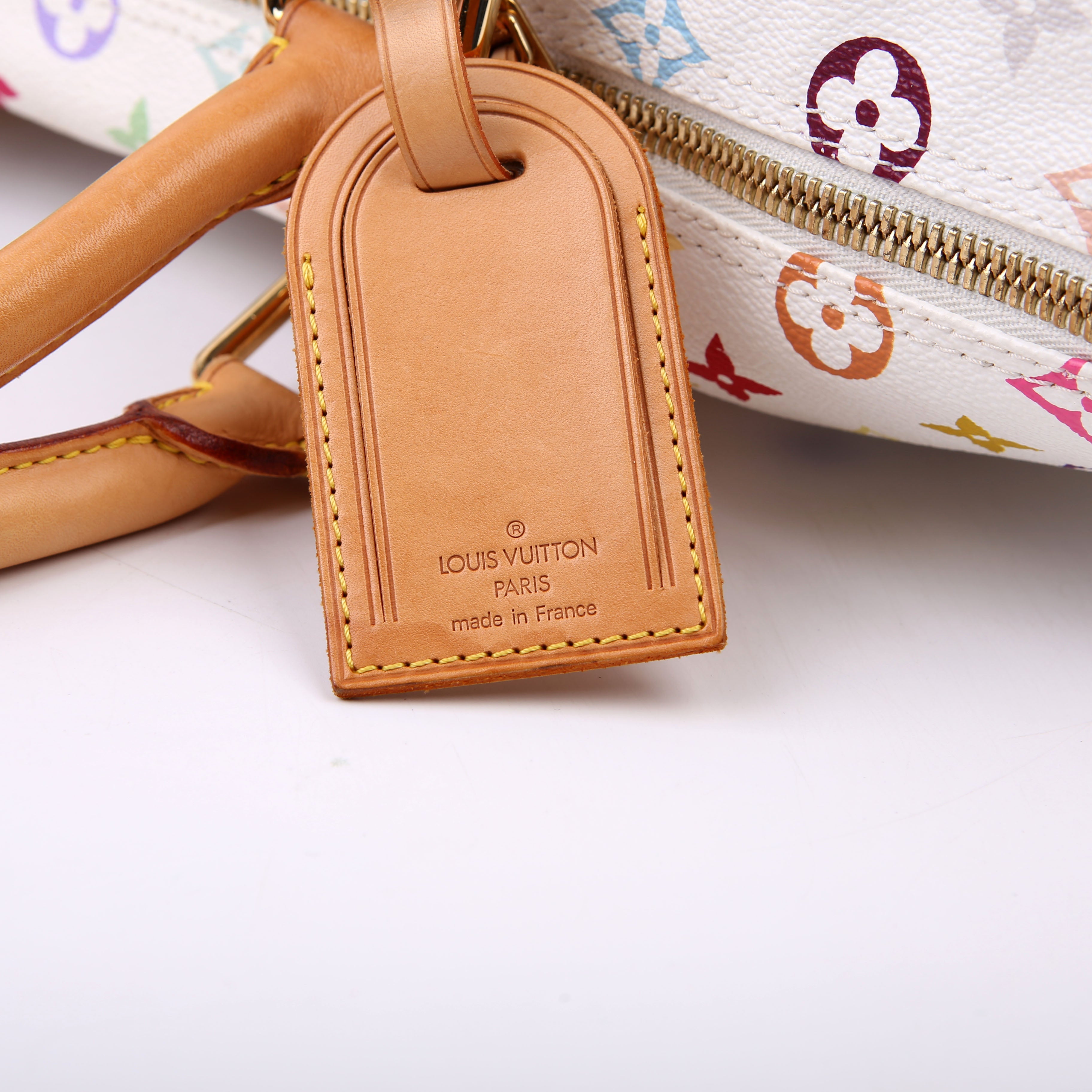 Keepall 45 Multicolor Monogram White