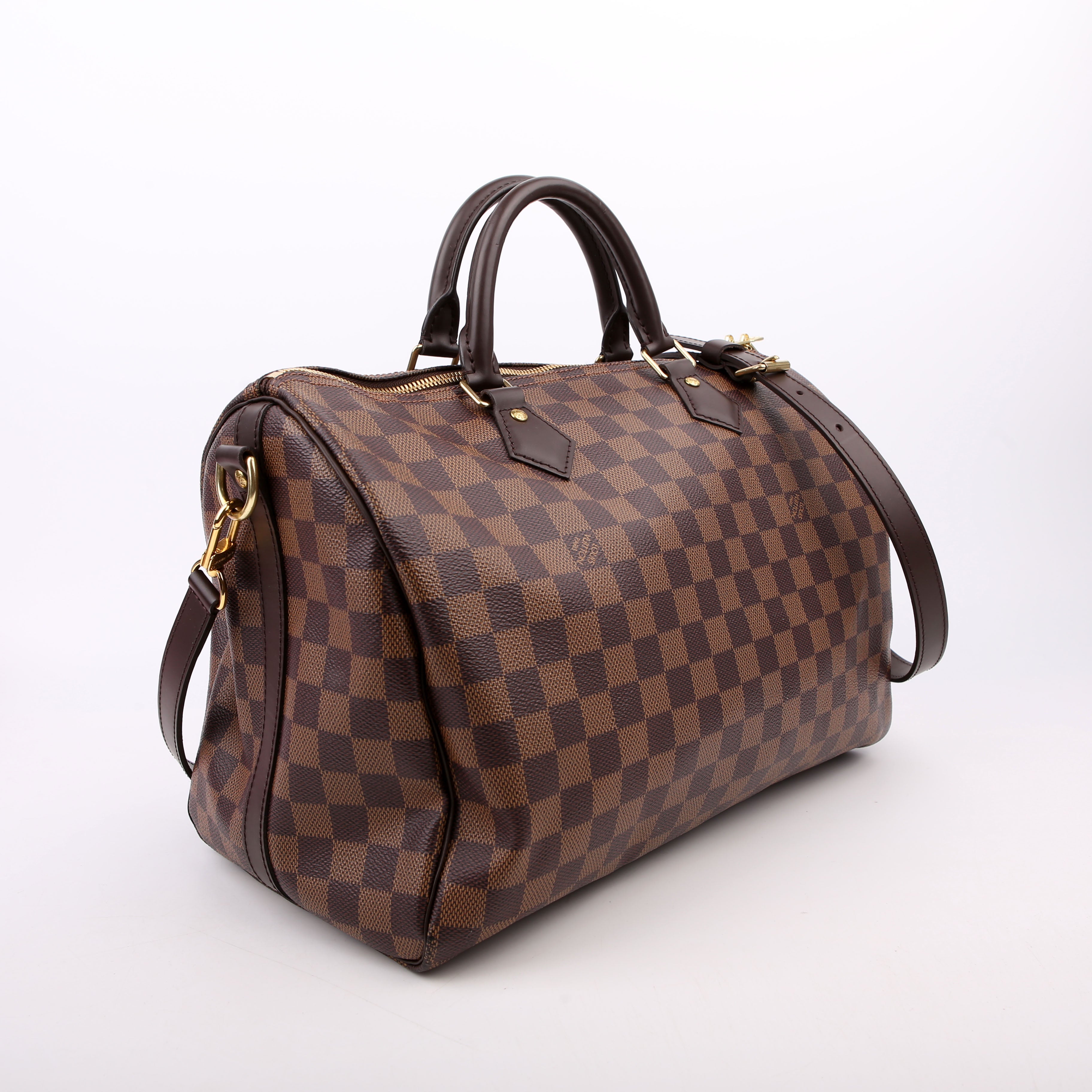 Speedy 35 Bandouliere Damier Ebene