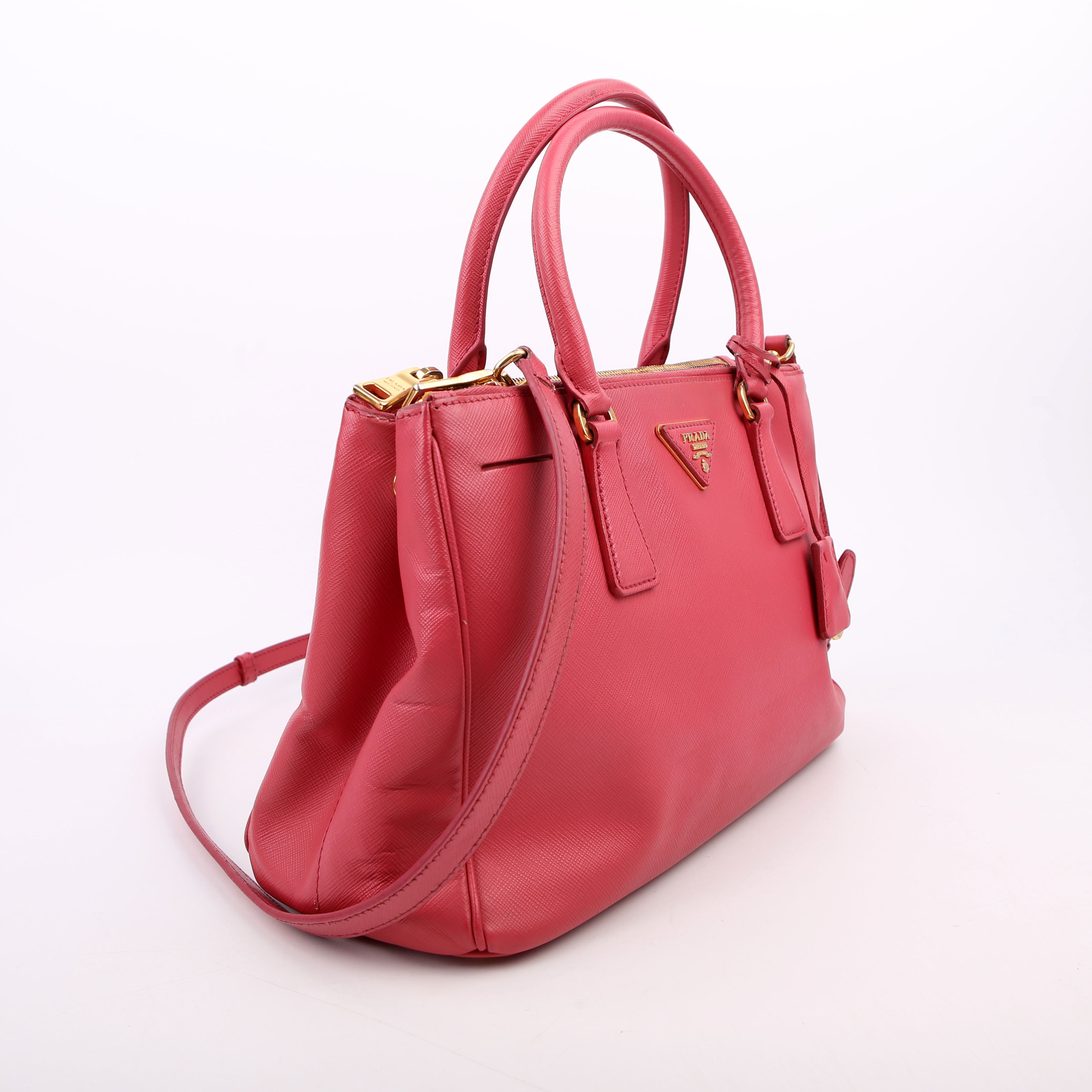 Prada Saffiano Galleria Small Pink