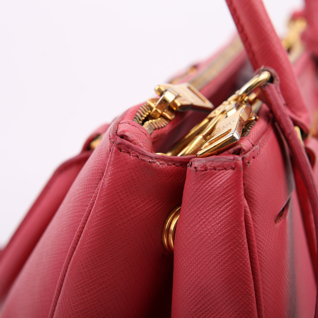 Prada Saffiano Galleria Small Pink