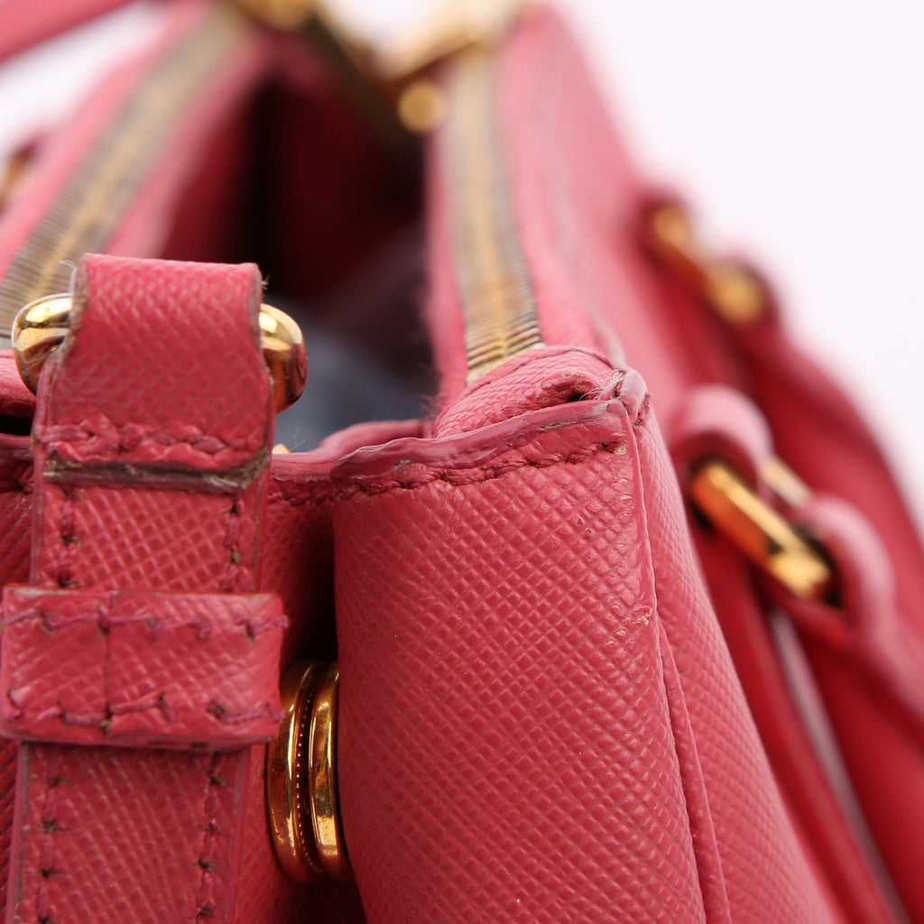 Prada Saffiano Galleria Small Pink