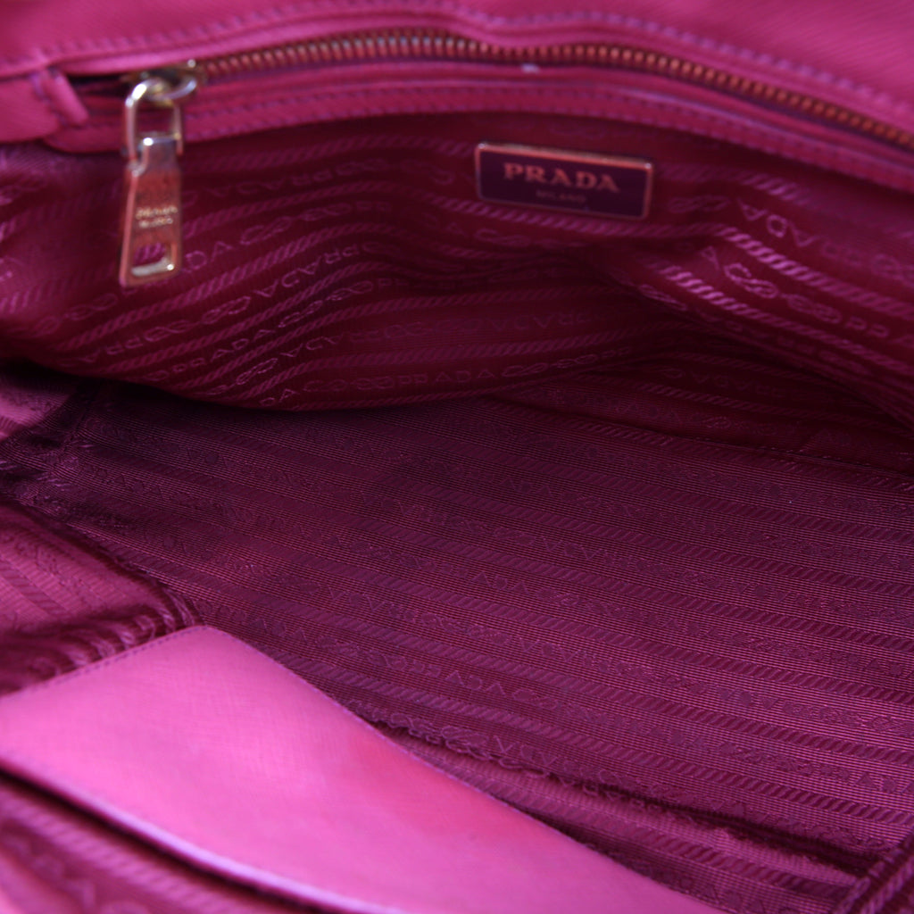 Prada Saffiano Galleria Small Pink