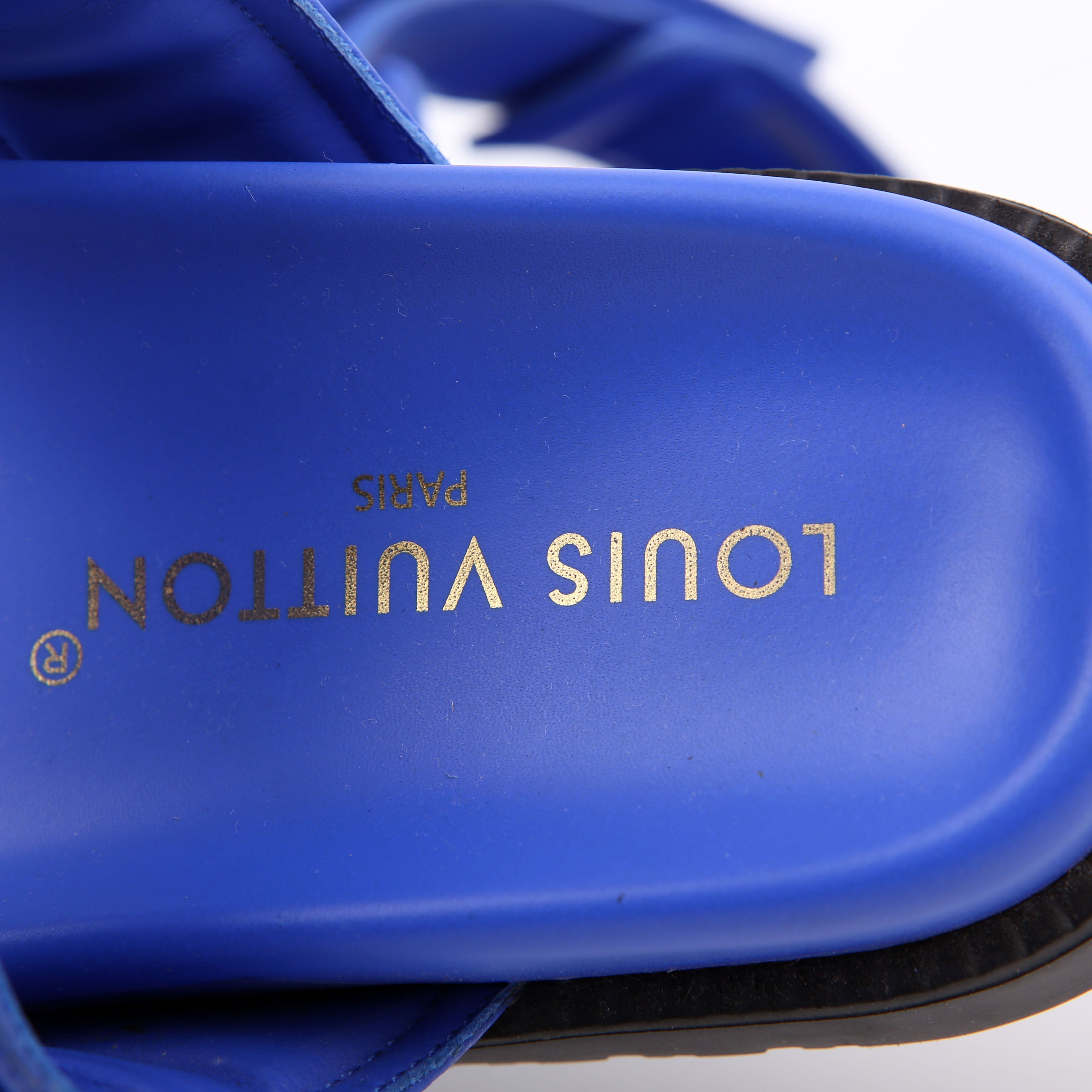 Sunset Flat Comfort Mules Size 39 Blue