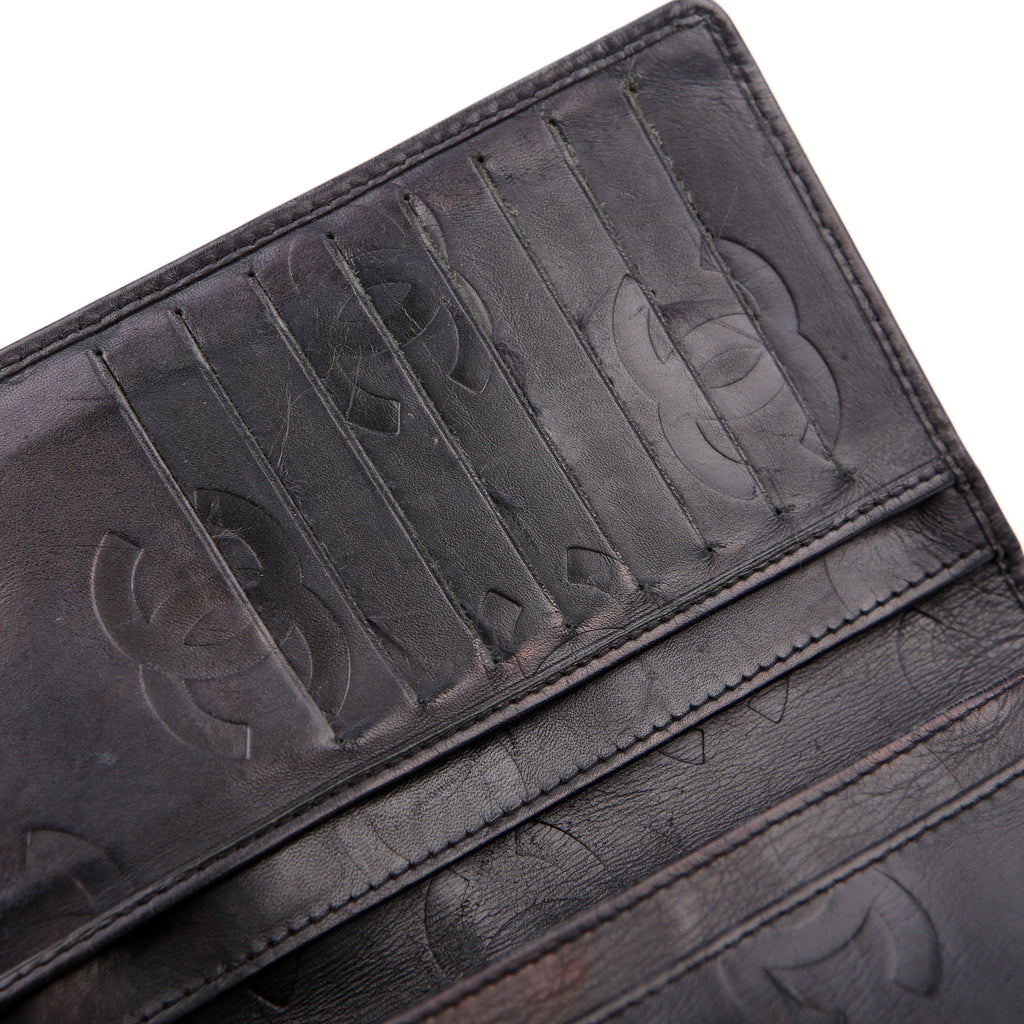 Cambon Ligne Long Wallet Black