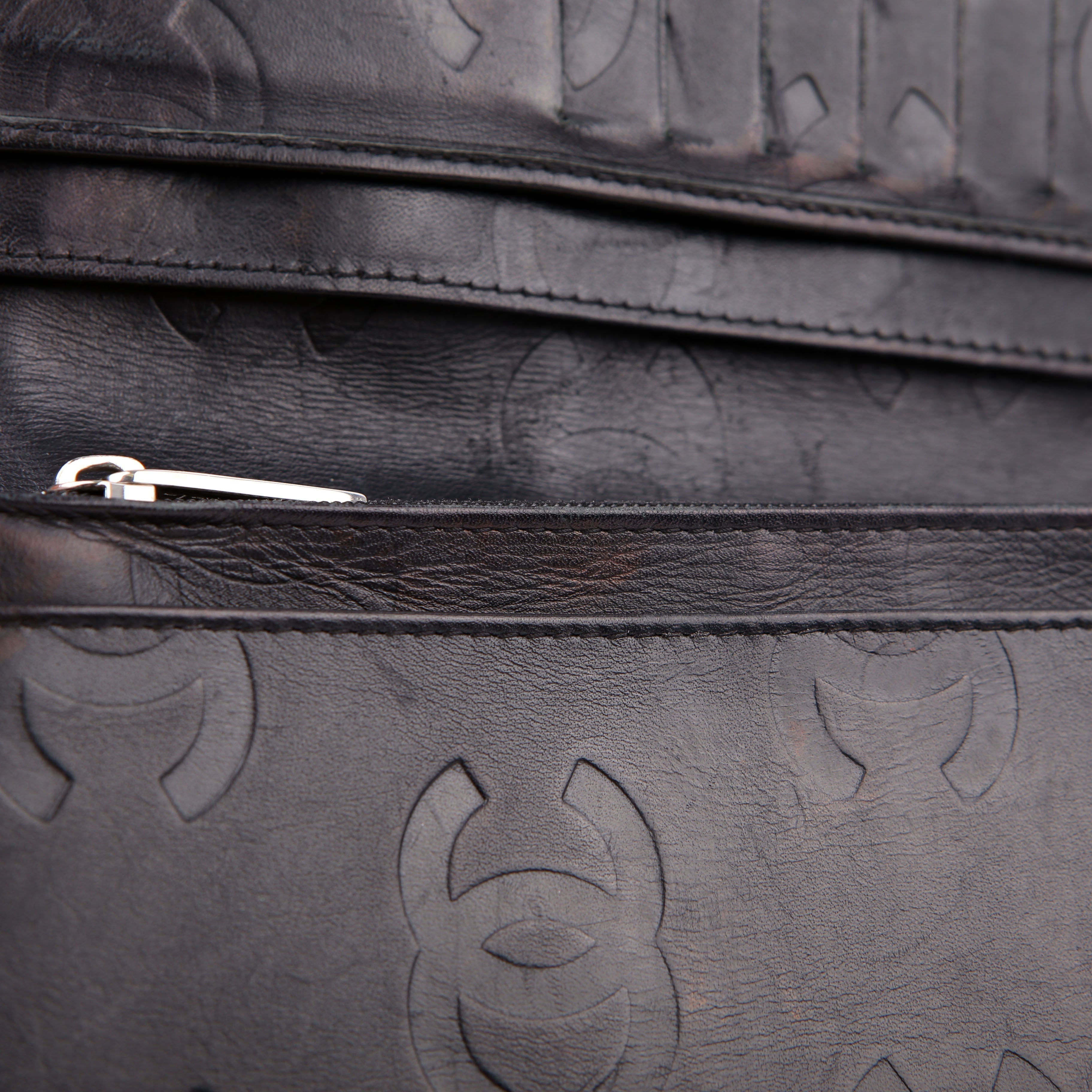 Cambon Ligne Long Wallet Black