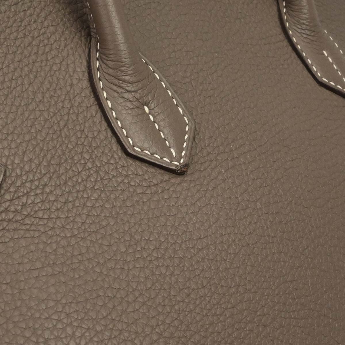 Hermes Etoupe Gray Togo Birkin 35 Handbag
