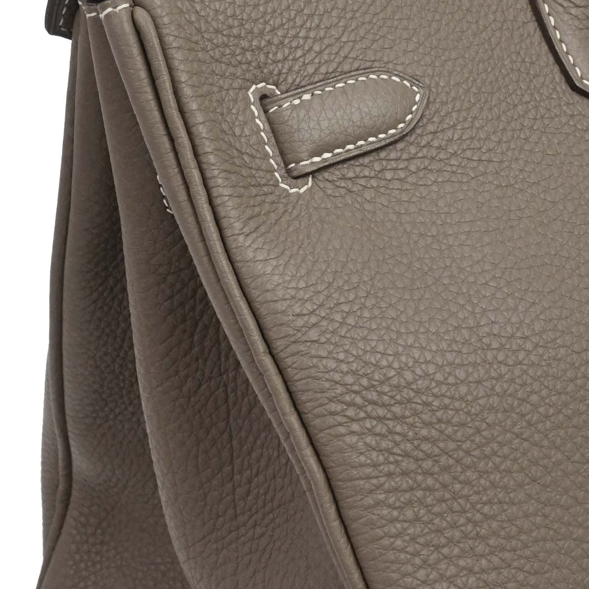 Hermes Etoupe Gray Togo Birkin 35 Handbag