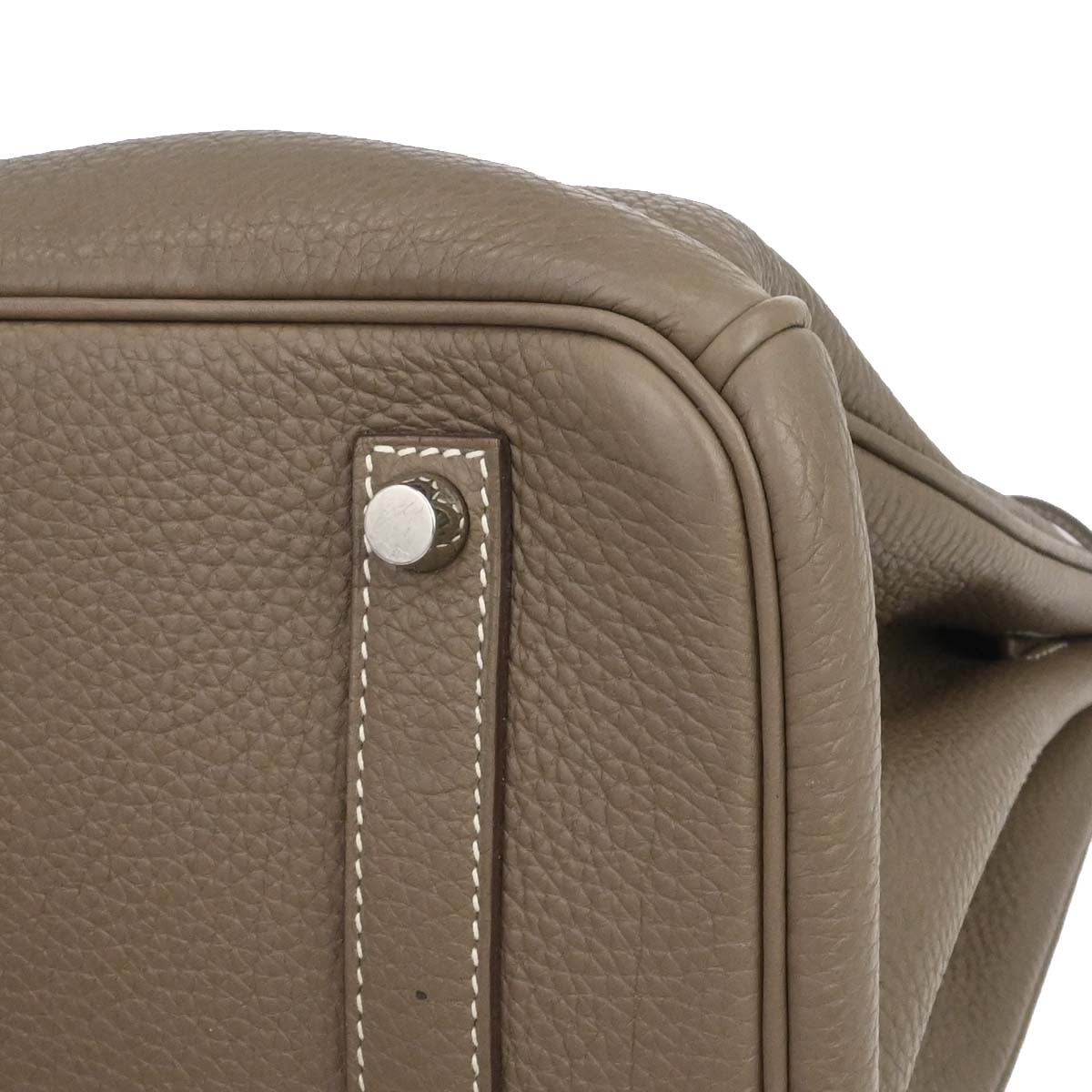 Hermes Etoupe Gray Togo Birkin 35 Handbag
