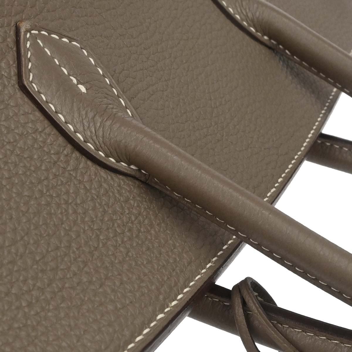 Hermes Etoupe Gray Togo Birkin 35 Handbag