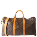 Keepall 50 Monogram Bandouliere Brown
