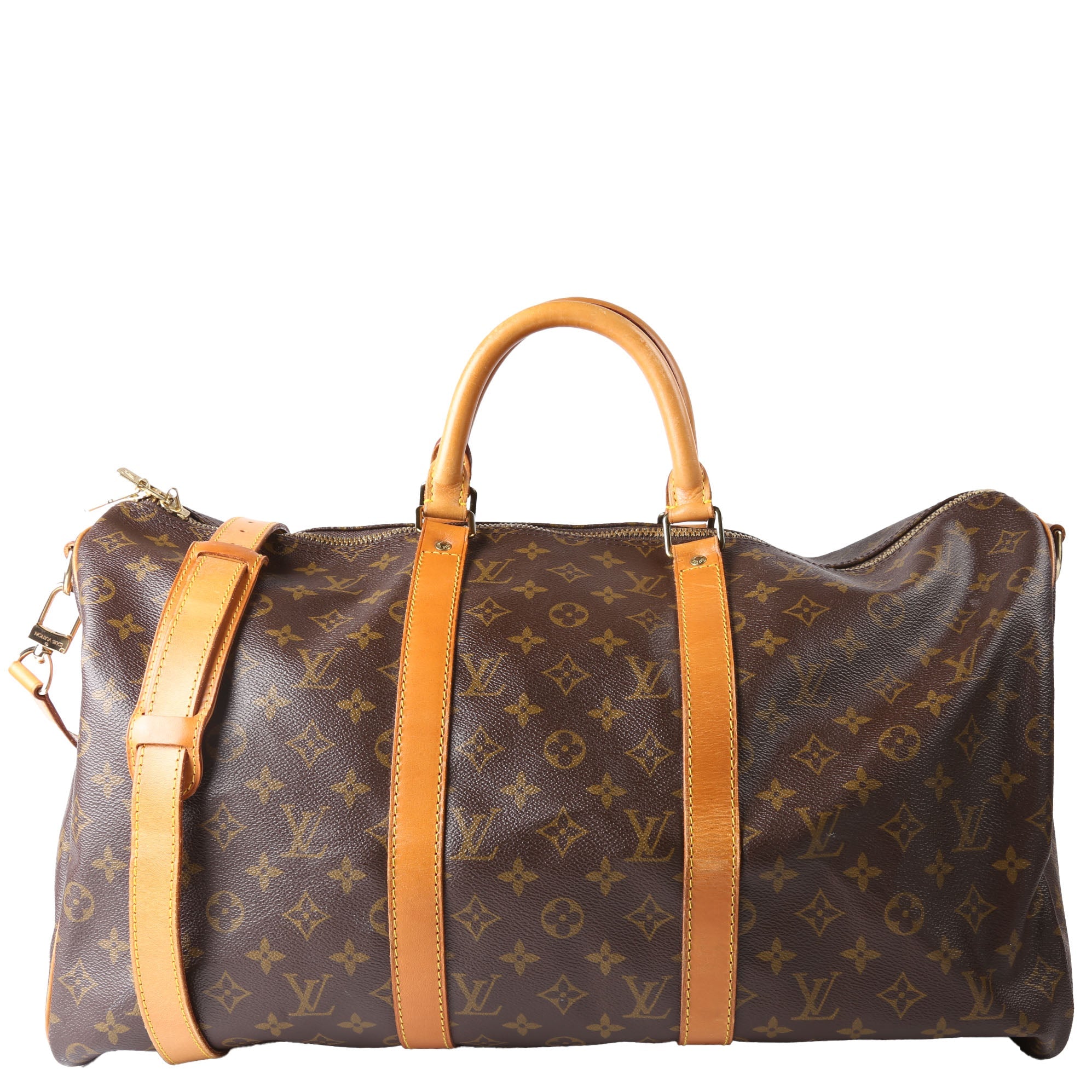 Keepall 50 Monogram Bandouliere Brown