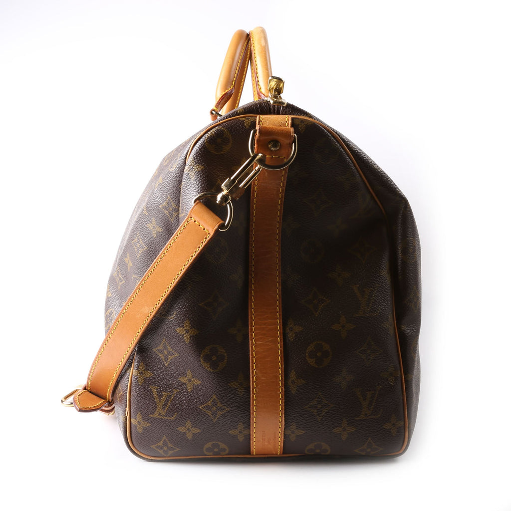 Keepall 50 Monogram Bandouliere Brown