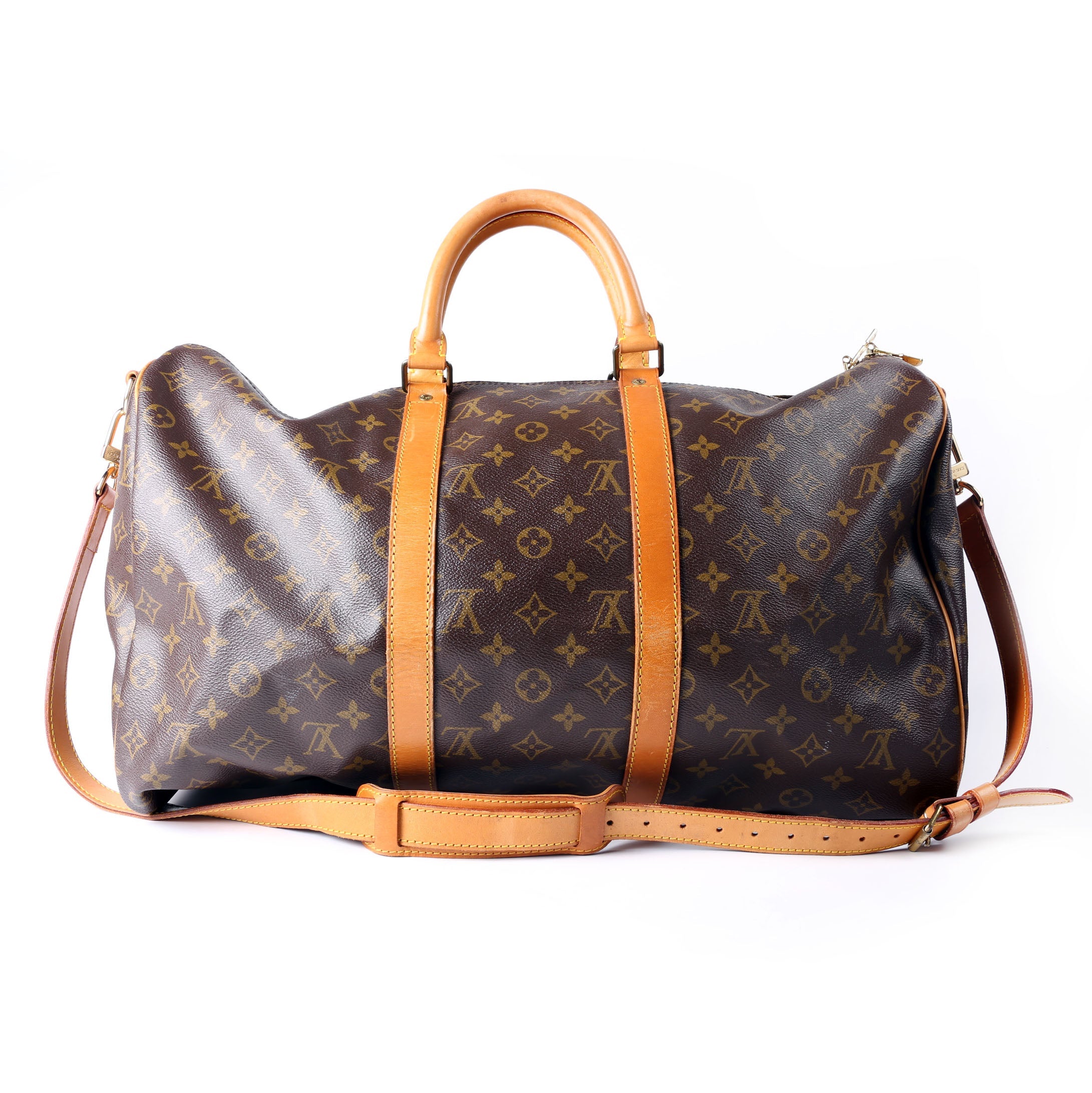 Keepall 50 Monogram Bandouliere Brown