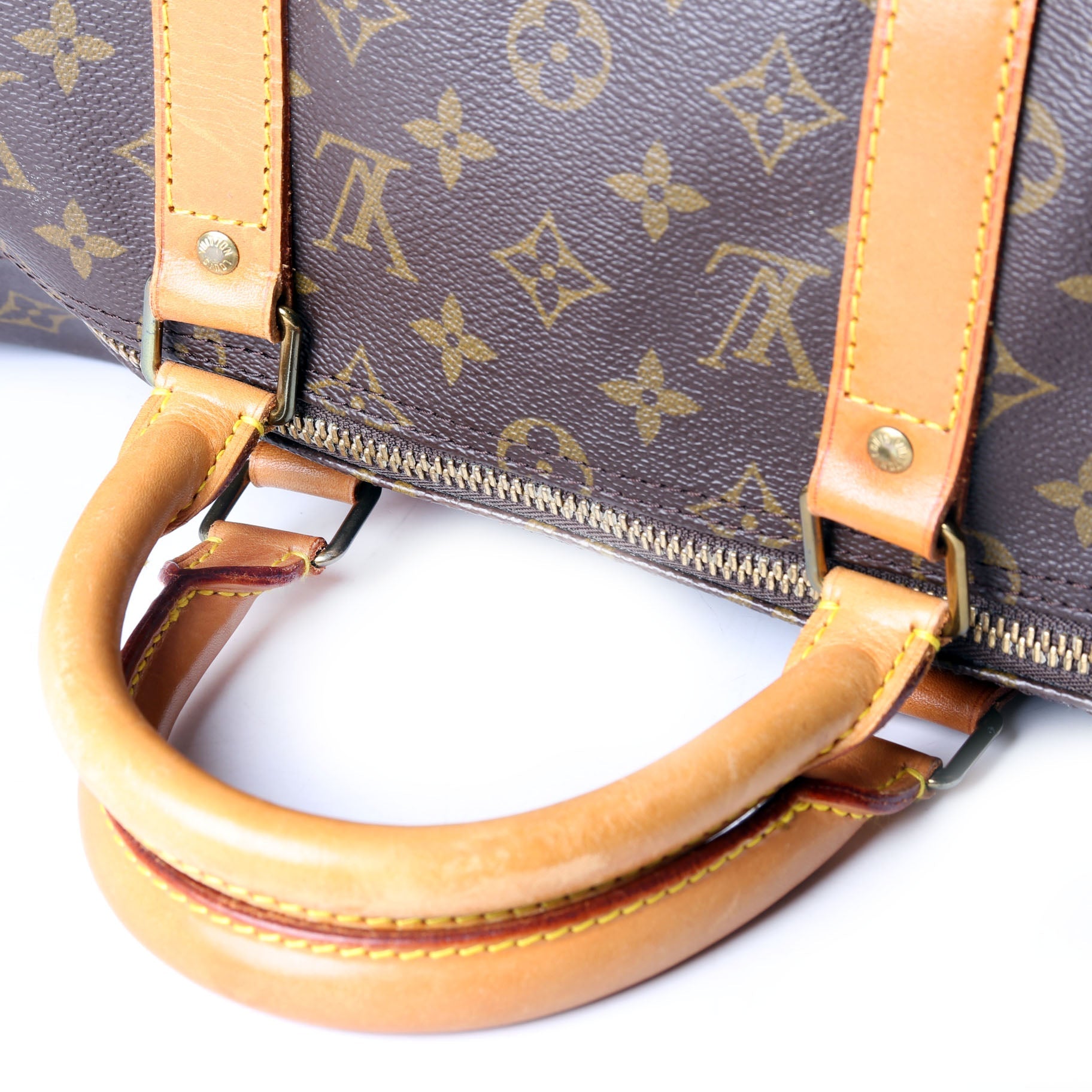 Keepall 50 Monogram Bandouliere Brown