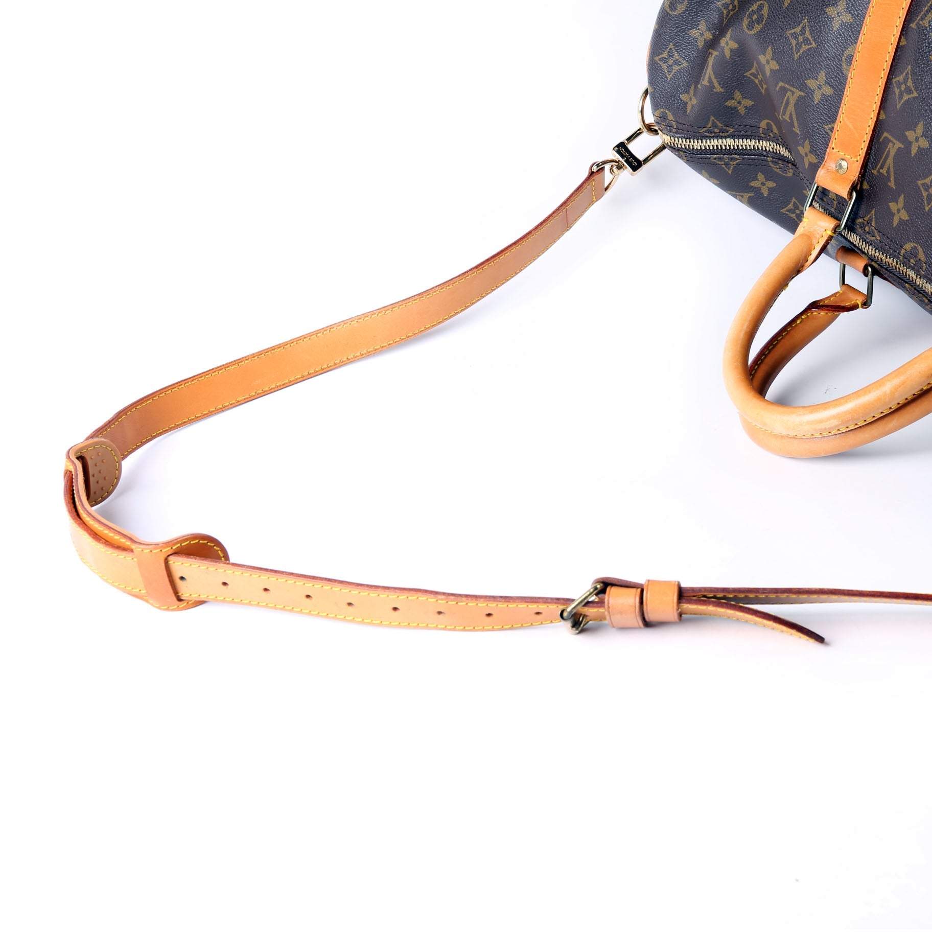 Keepall 50 Monogram Bandouliere Brown