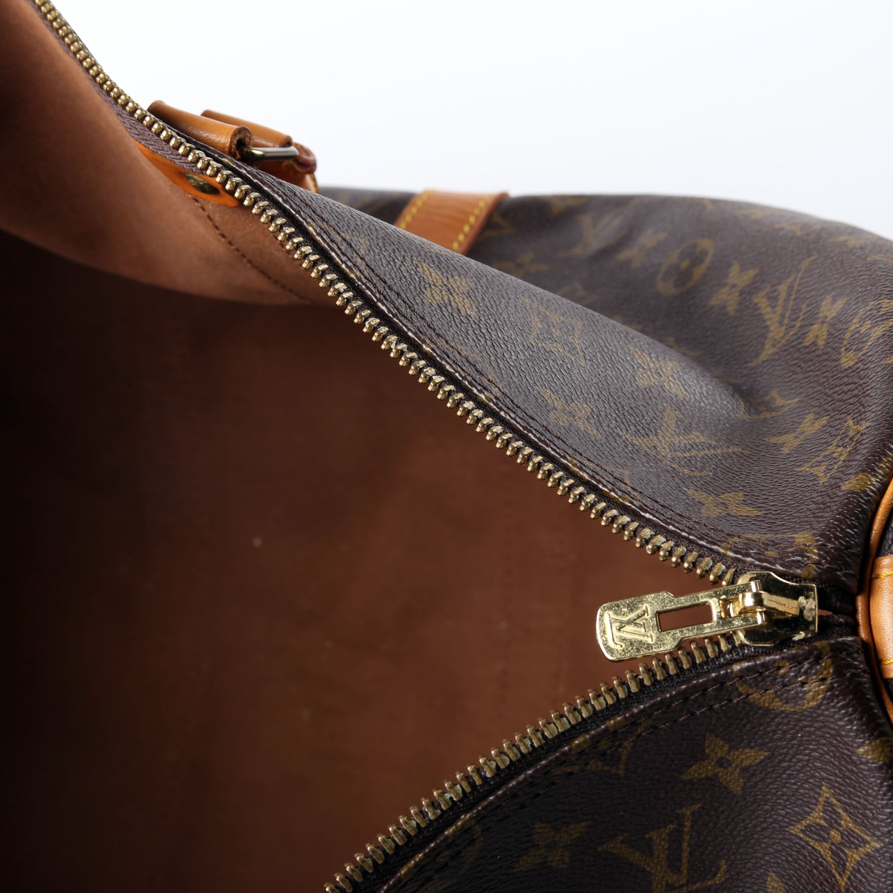 Keepall 50 Monogram Bandouliere Brown