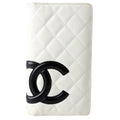 Cambon Ligne Yen Wallet White/Black