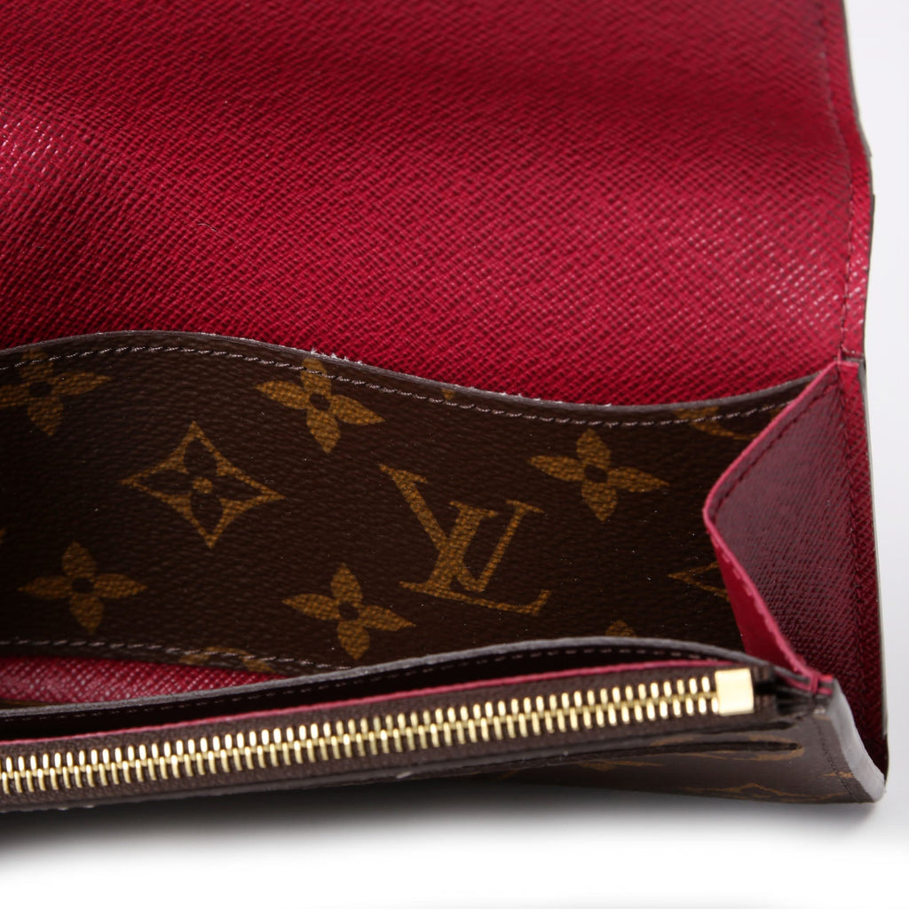 Emilie Wallet Monogram Newer Berry