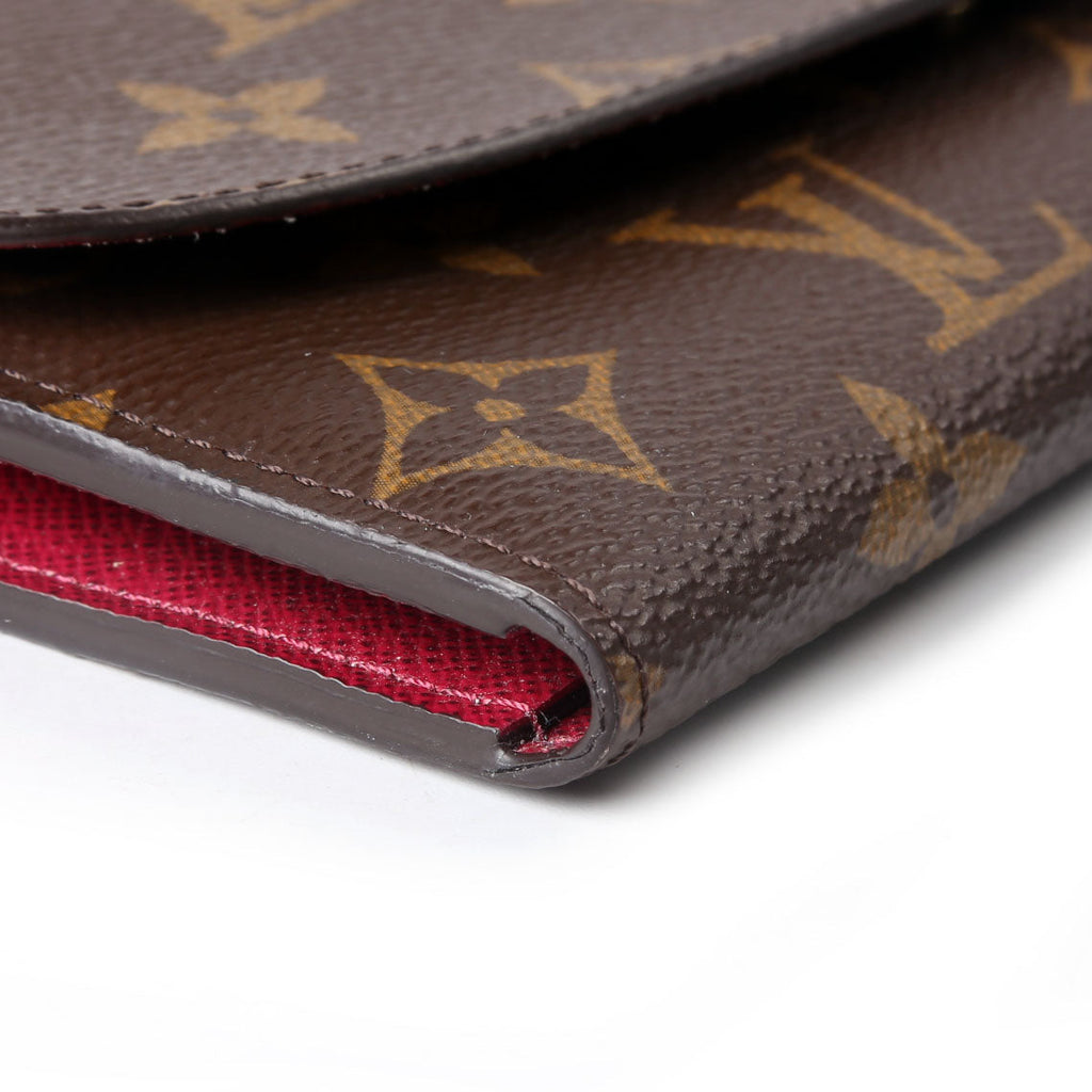 Emilie Wallet Monogram Newer Berry