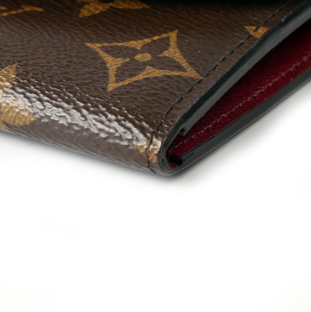 Emilie Wallet Monogram Newer Berry