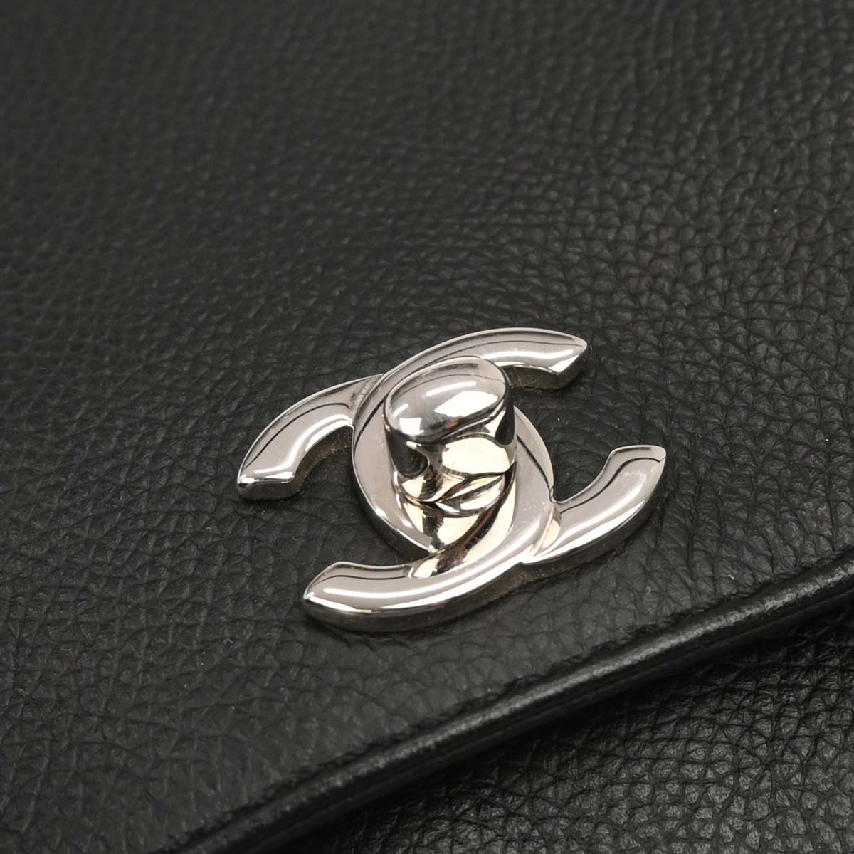 Chanel Black Calfskin Cerf Executive Tote Bag