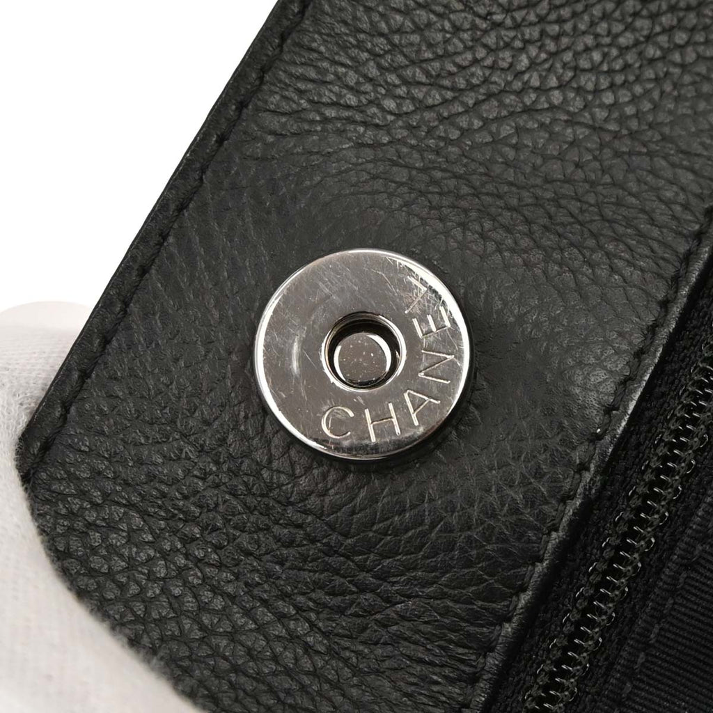 Chanel Black Calfskin Cerf Executive Tote Bag