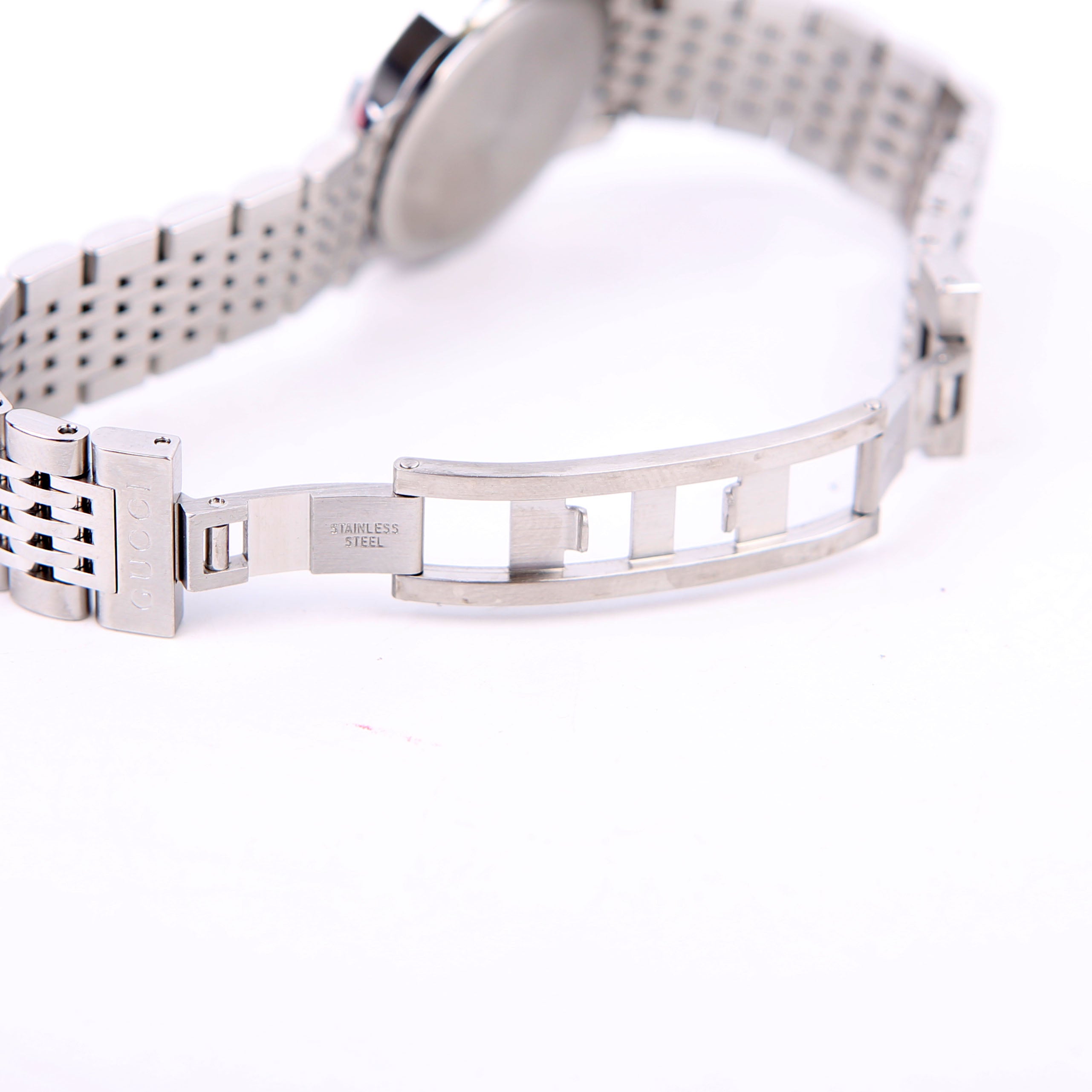 Gucci G-Timeless Quartz/Stainless Steel 27MM Watch Silver