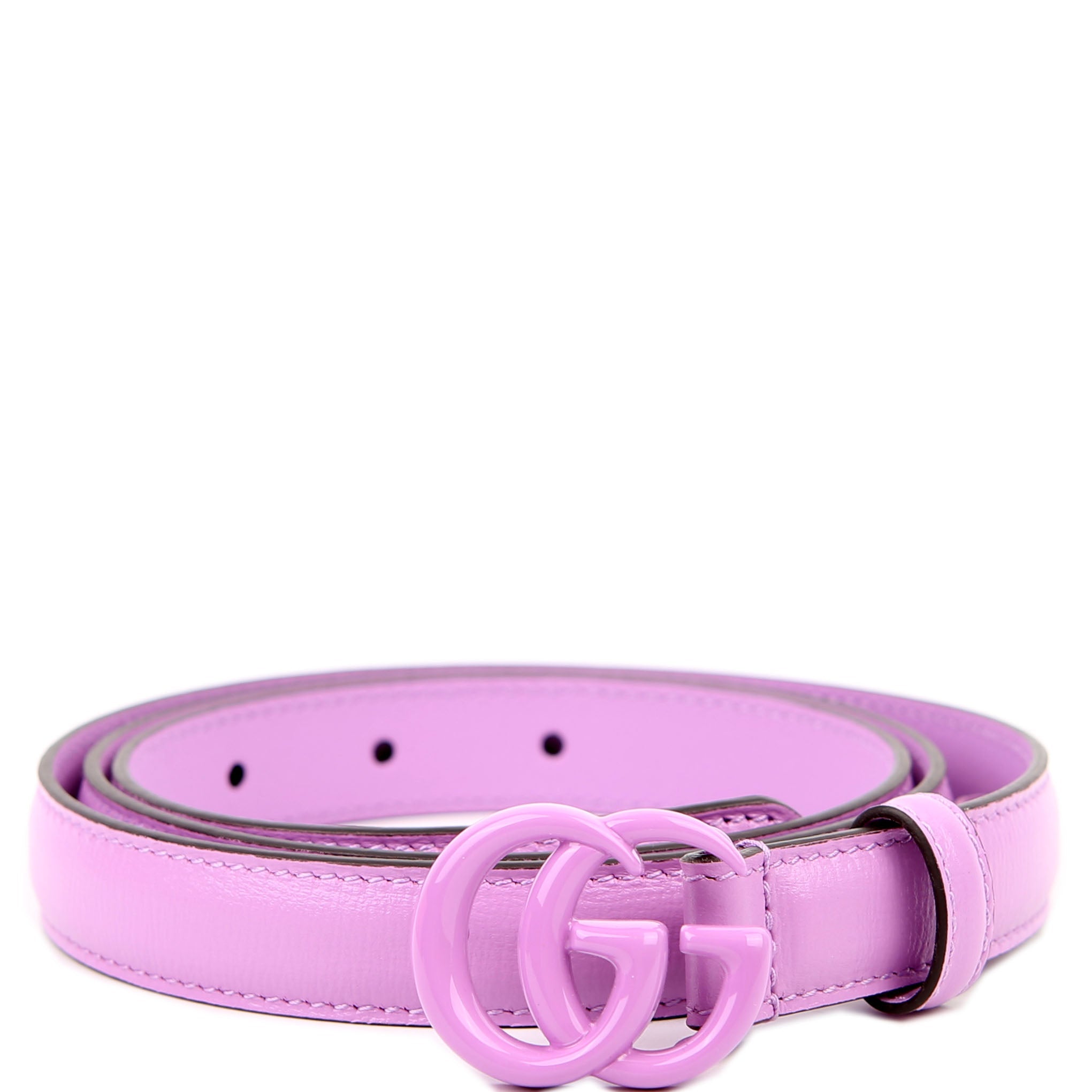 Gucci 409417 GG Marmont Thin Belt Size 95/38 Purple