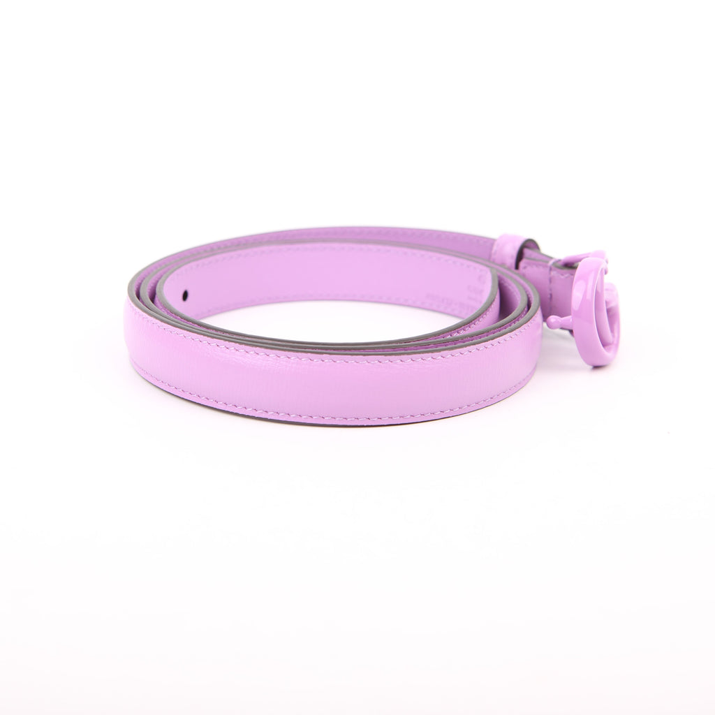 Gucci 409417 GG Marmont Thin Belt Size 95/38 Purple