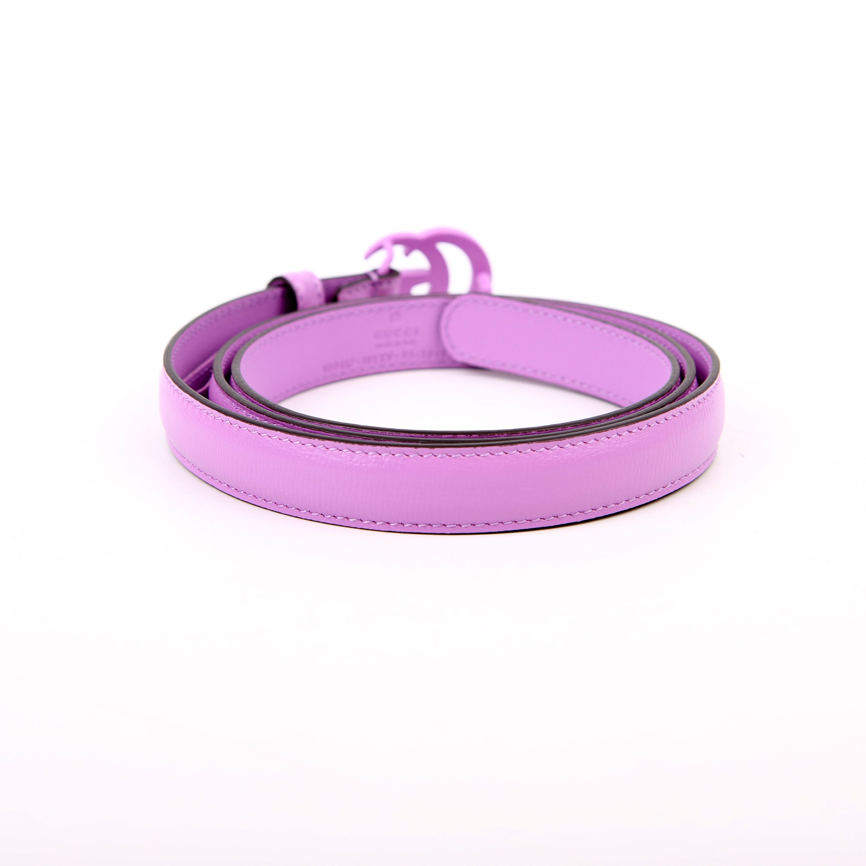 Gucci 409417 GG Marmont Thin Belt Size 95/38 Purple