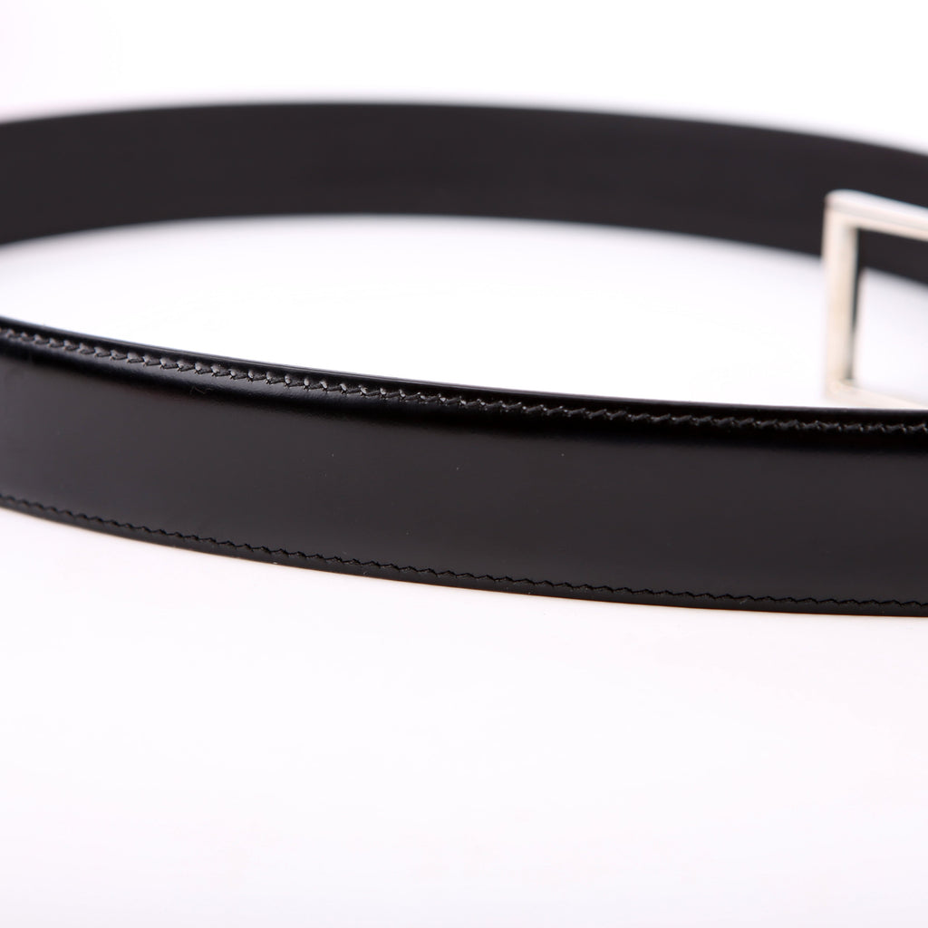 Gucci 474313 Square Buckle Belt Size 110/44 Black