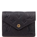 Victorine Wallet Empreinte Black
