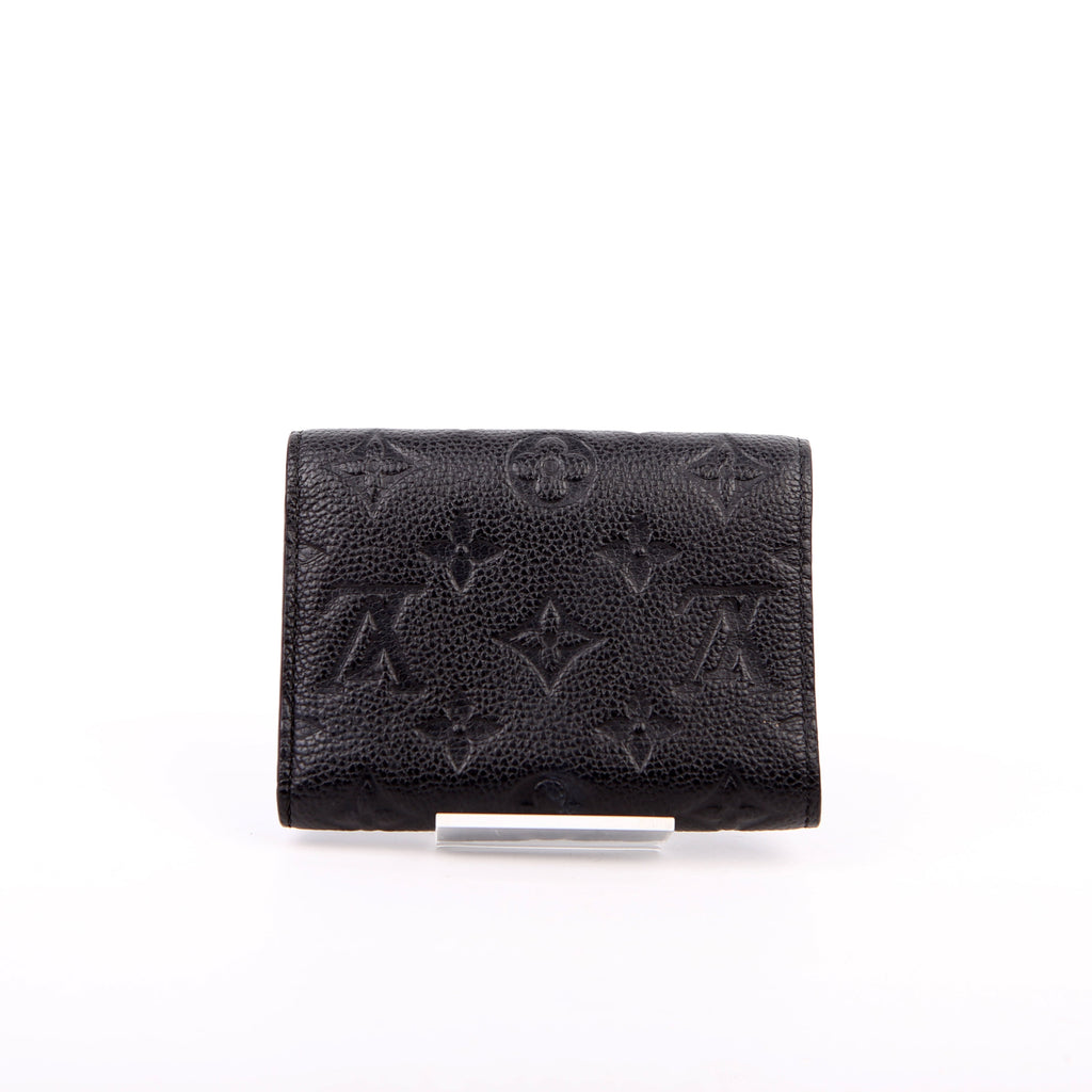 Victorine Wallet Empreinte Black