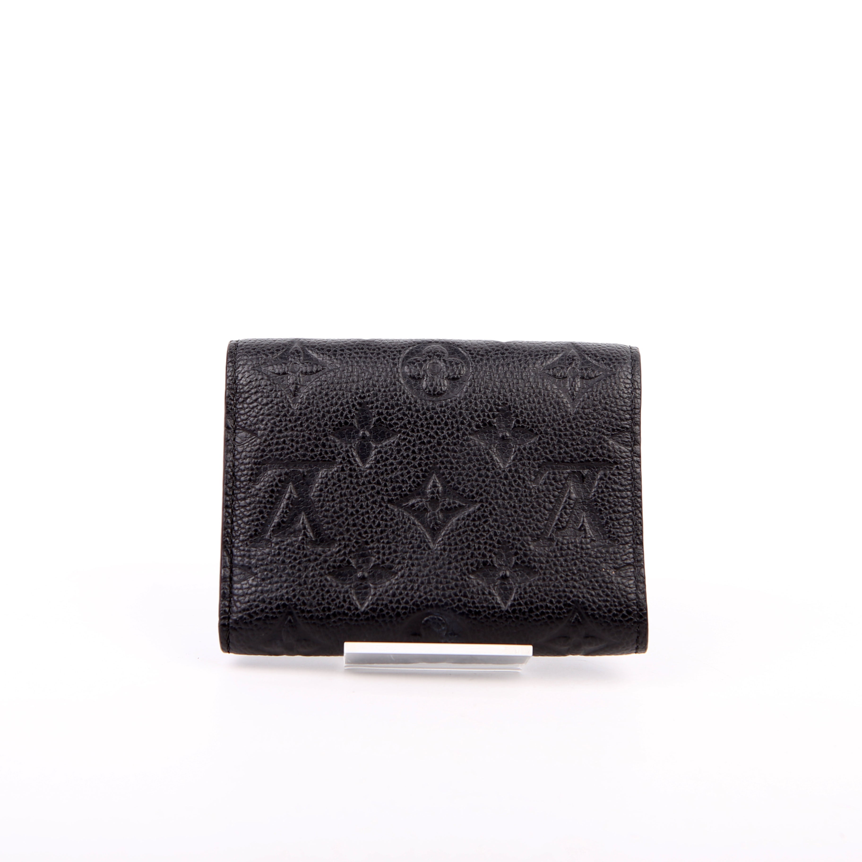 Victorine Wallet Empreinte Black
