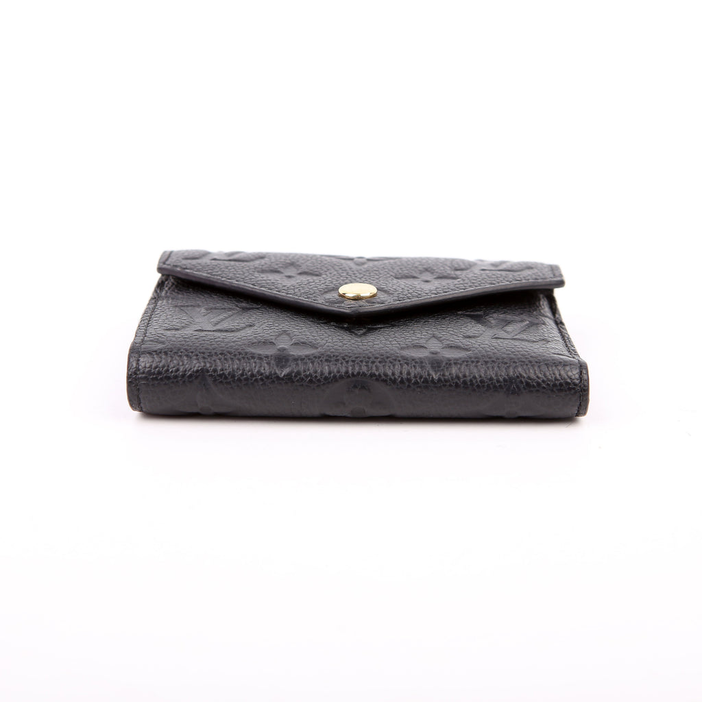 Victorine Wallet Empreinte Black