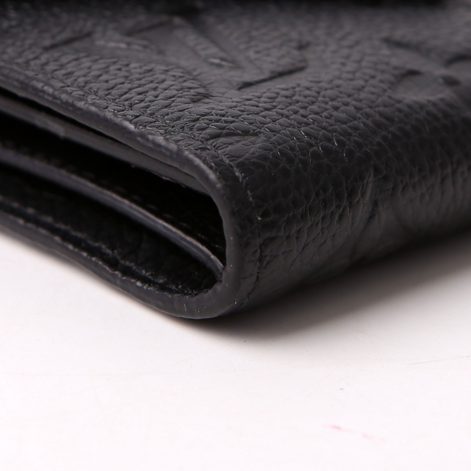 Victorine Wallet Empreinte Black